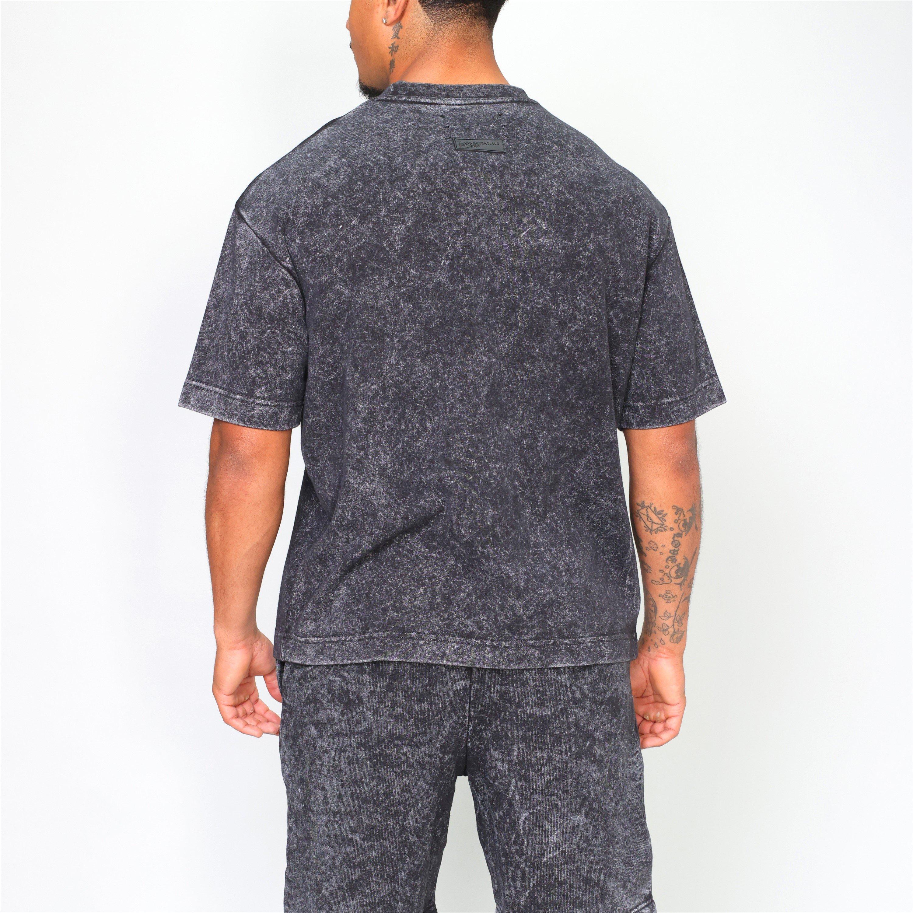 Washed Black - Blank Essentials - Essentials College T-shirt - 4