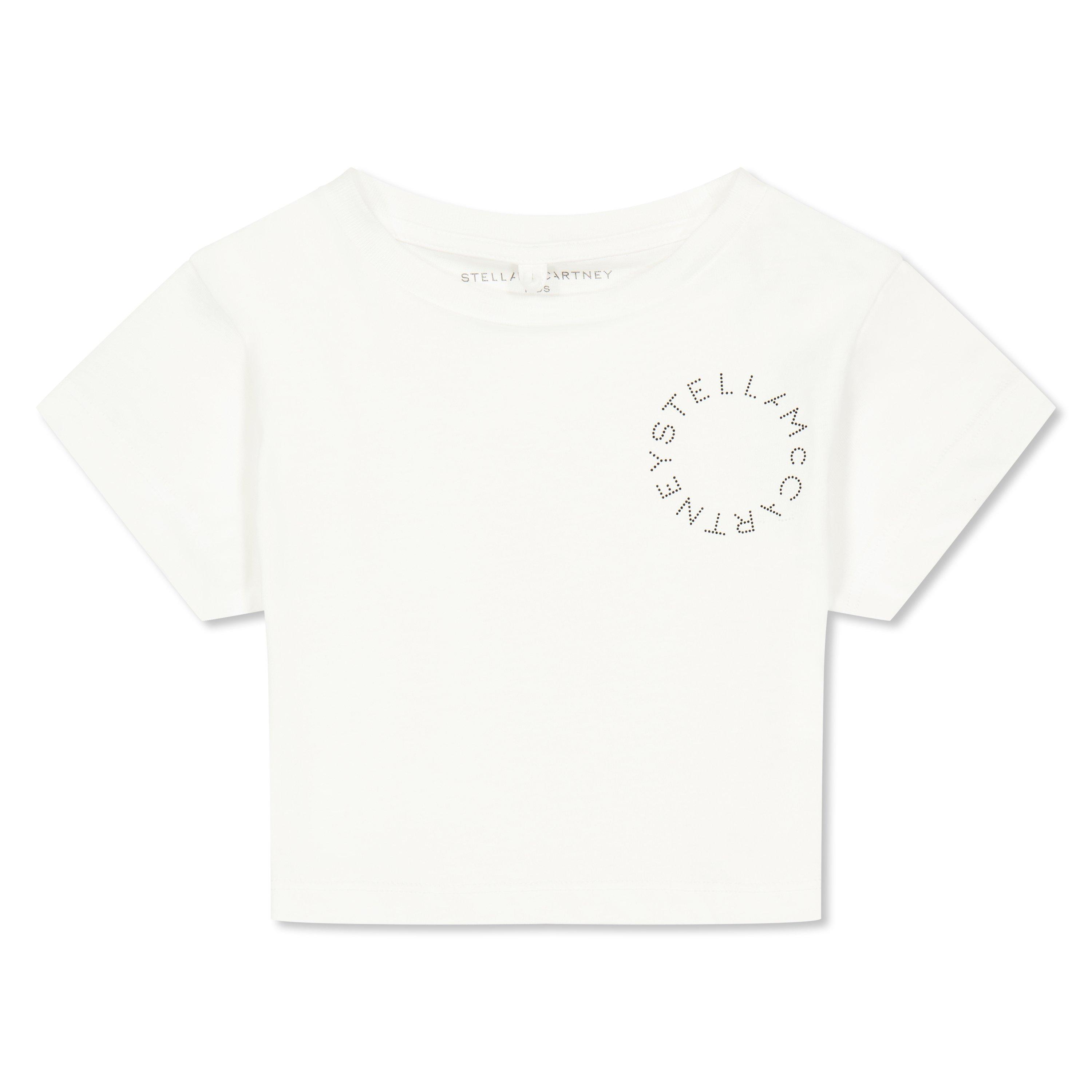 White 100 - Stella McCartney - Kids' Logo T-Shirt - 1
