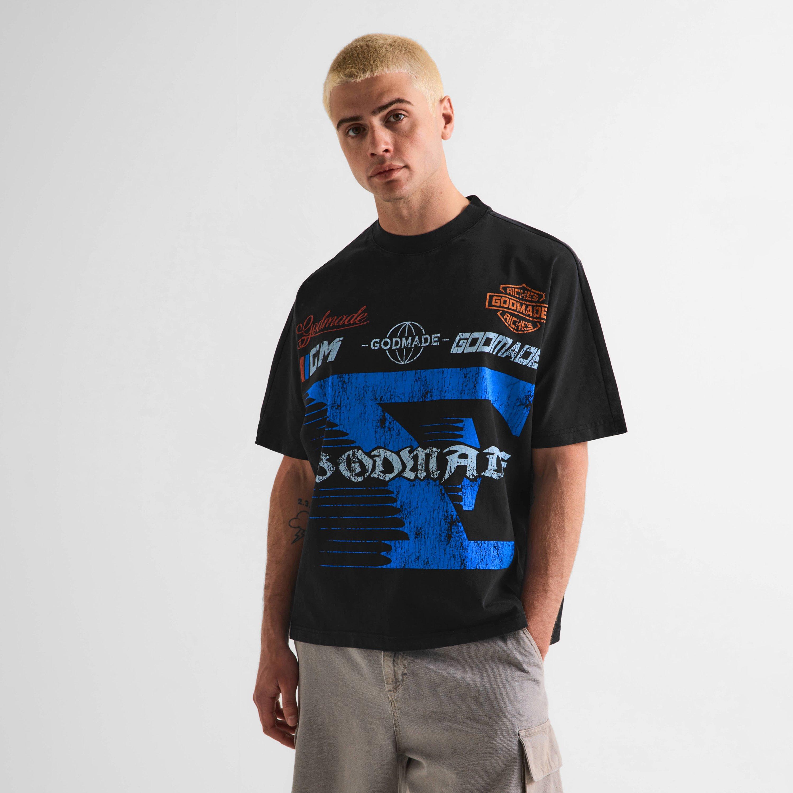 WASH BLACK - God Made - Men's T-Shirt - 3