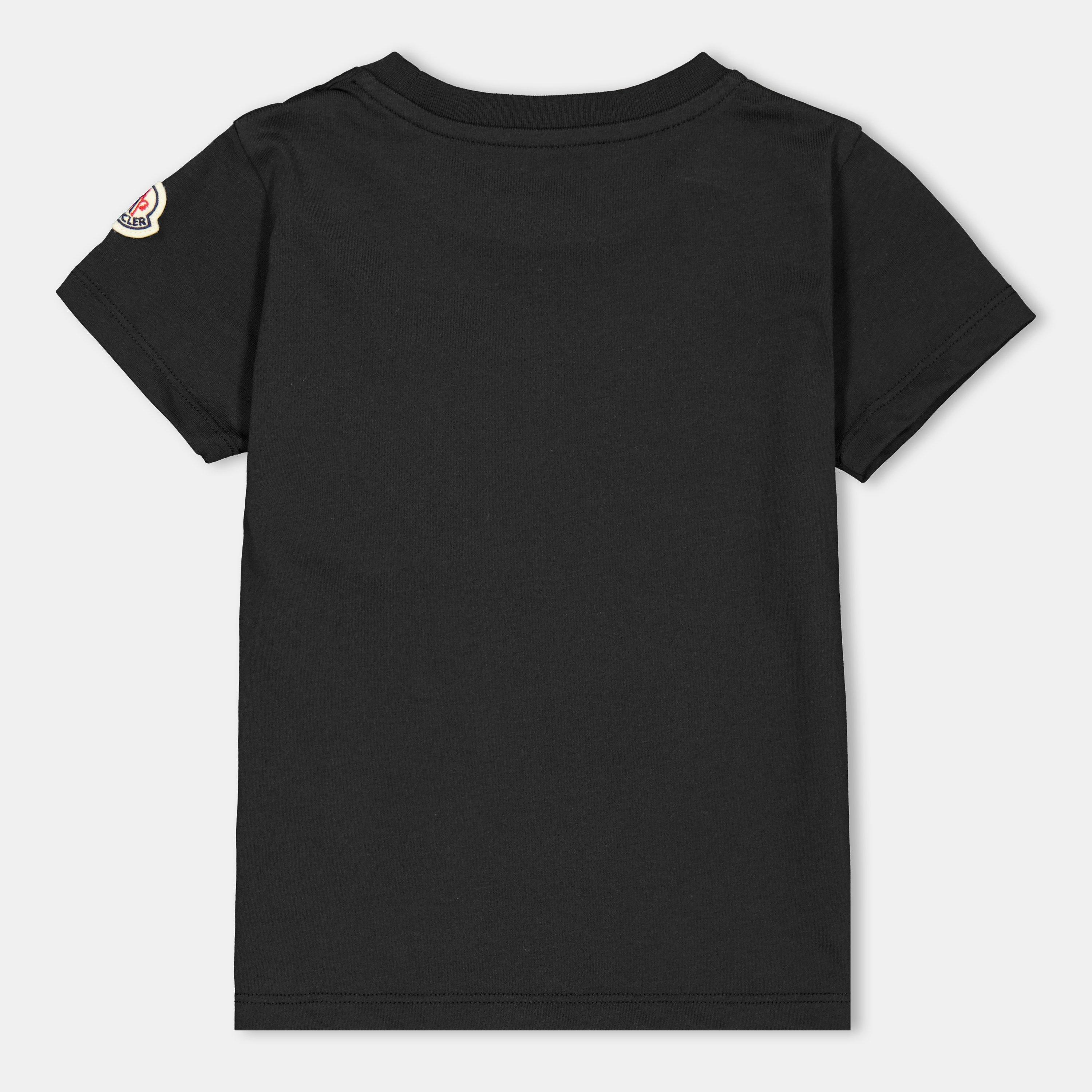 Black 999 - Moncler - Kids Regular Fit T-Shirt - 2