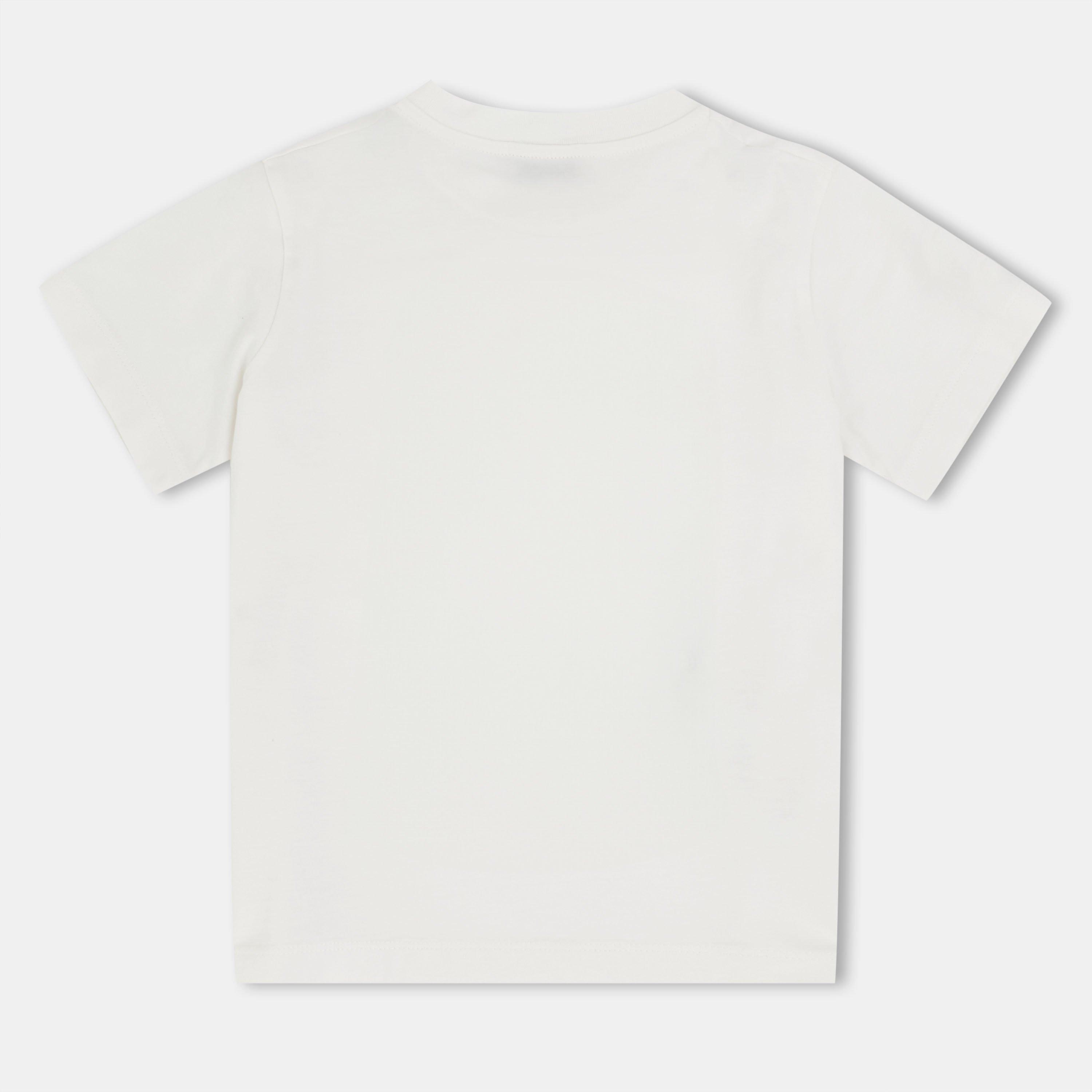 White 034 - Moncler - Kids Regular Fit T-Shirts - 2