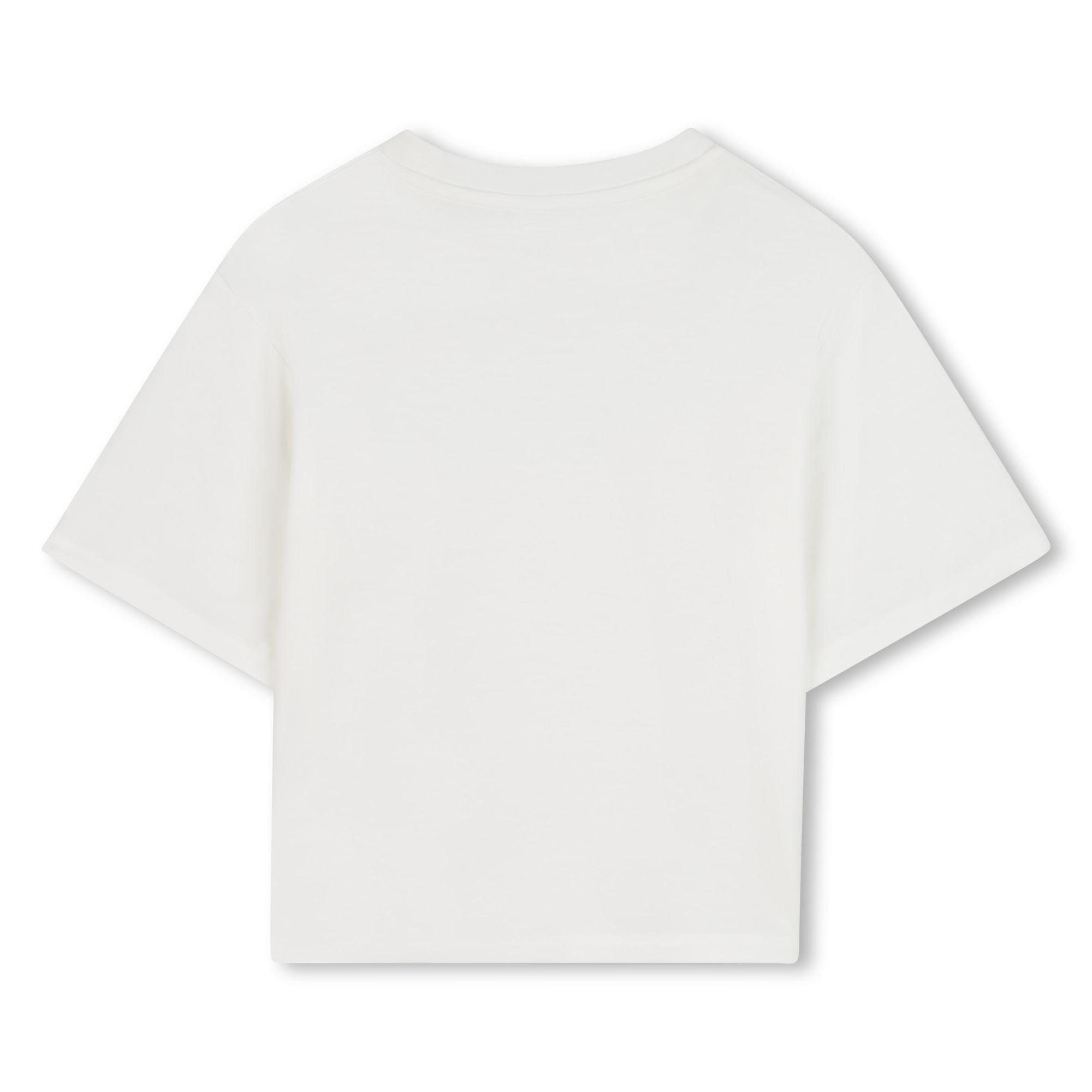 Cream - DKNY - DKNY Logo SS Tee Jn61 - 2