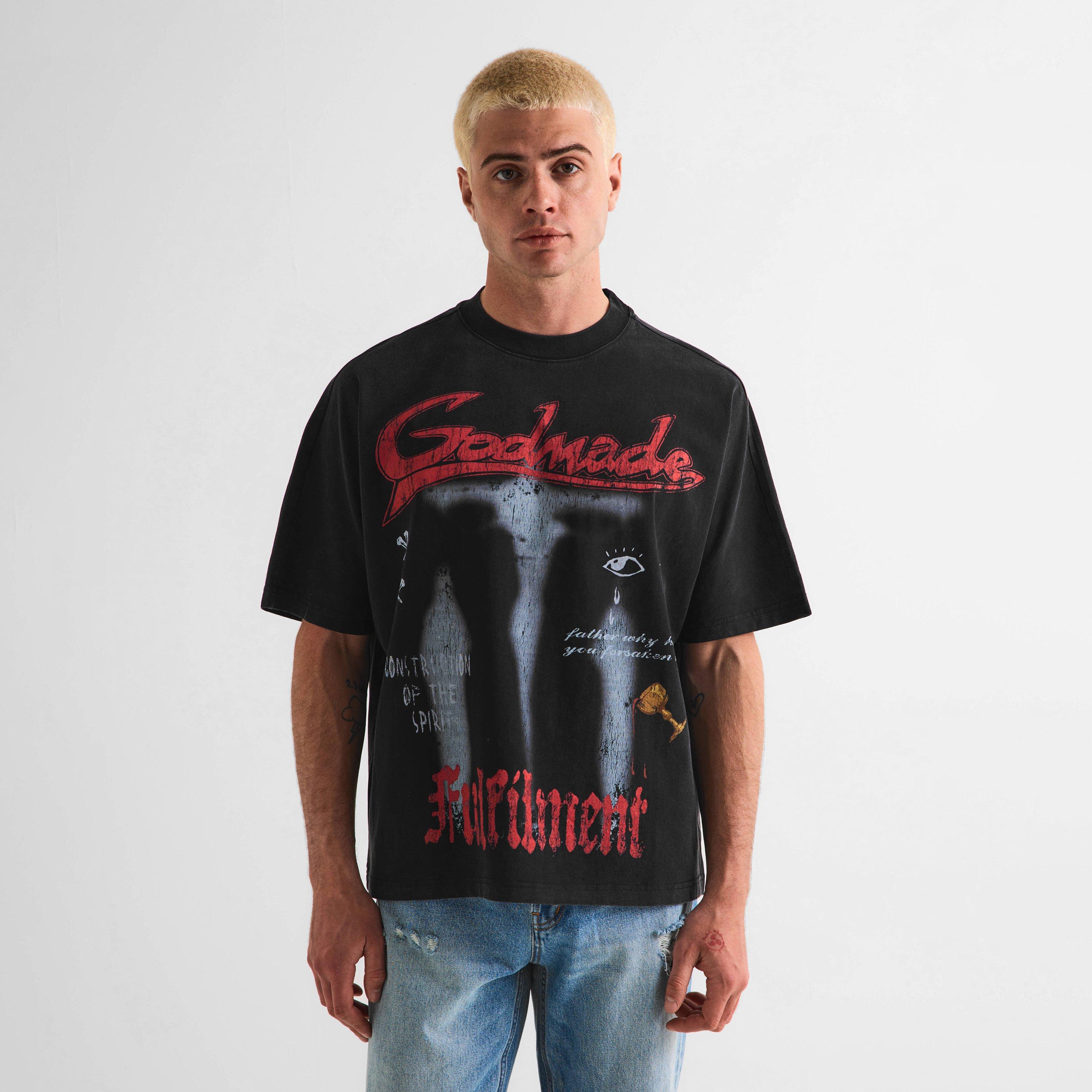 WASH BLACK - God Made - Men's T-Shirt - 3