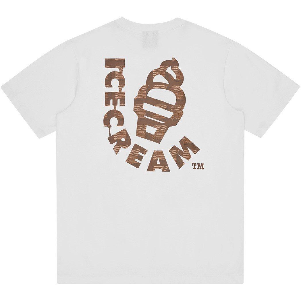 White - ICECREAM - Men's Waffle Cone T-Shirt - 2