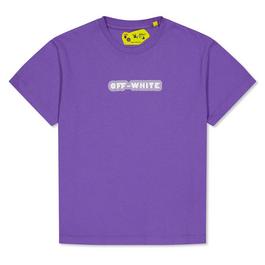 Off White Logo Tee Juniors