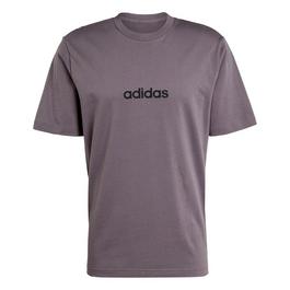 adidas Essentials Linear Logo Mens T Shirt