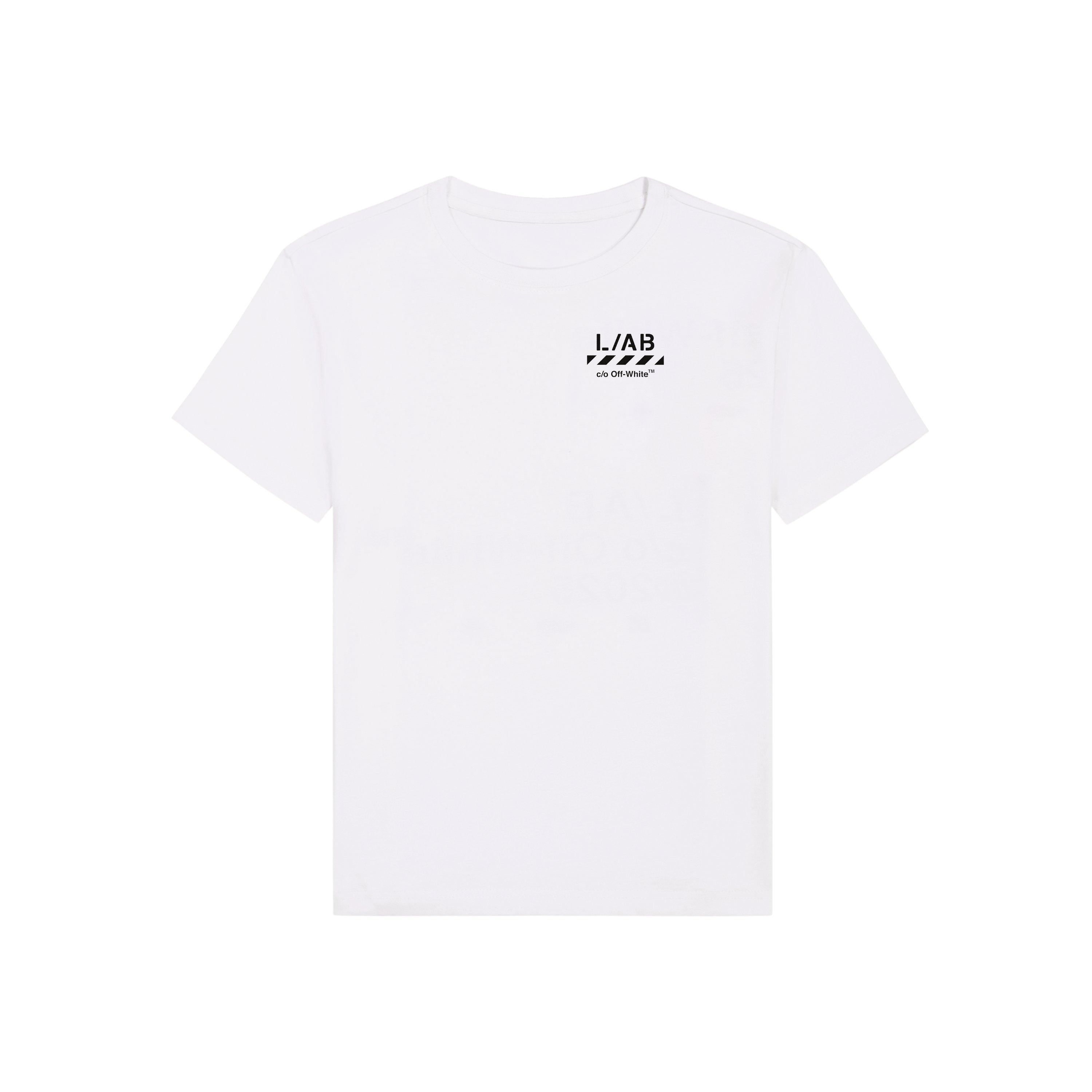 White - L AB Off White - L/AB Small Logo Tee Jn64 - 1