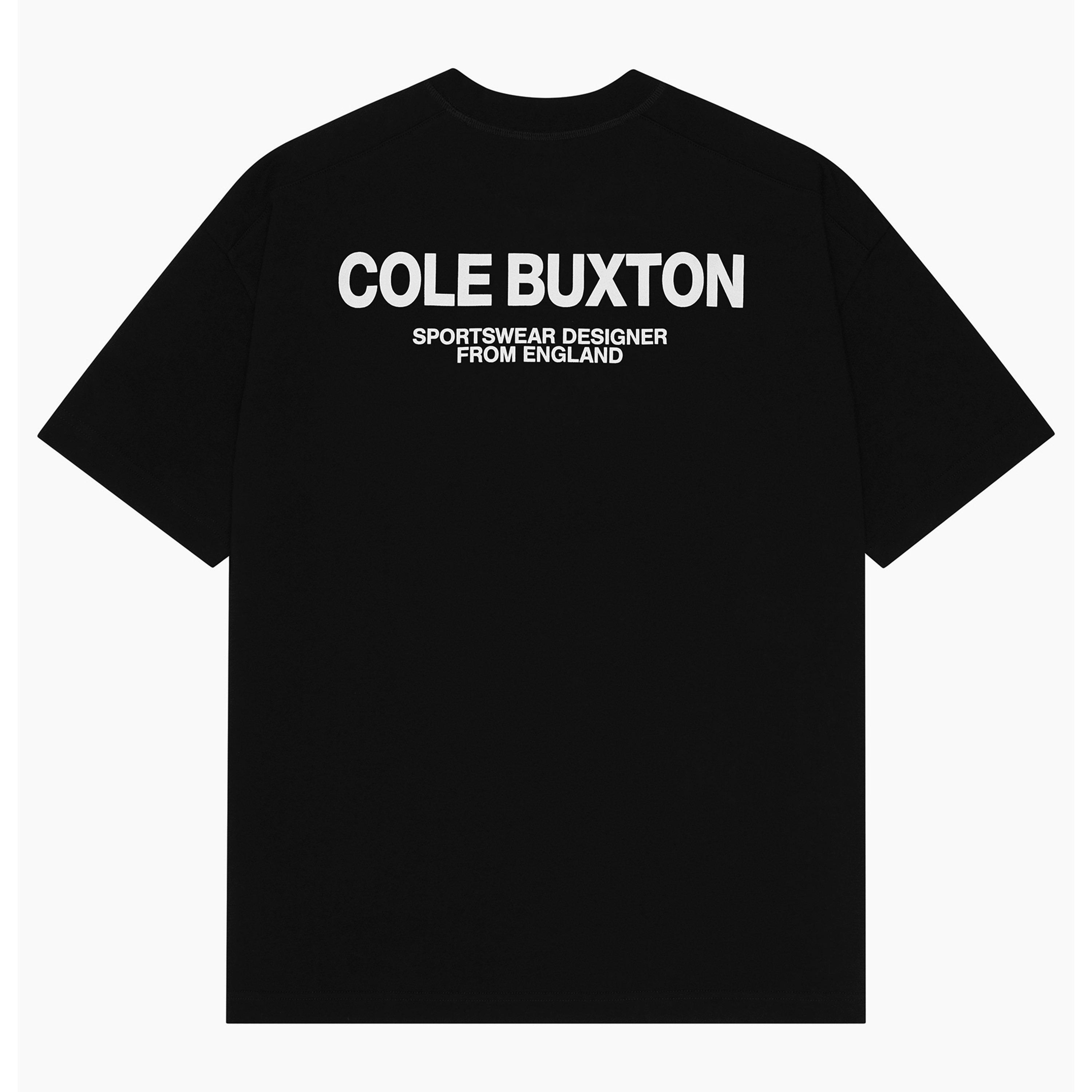 Black - Cole Buxton - Men's Logo Cotton Sportswear T-Shirt - 2