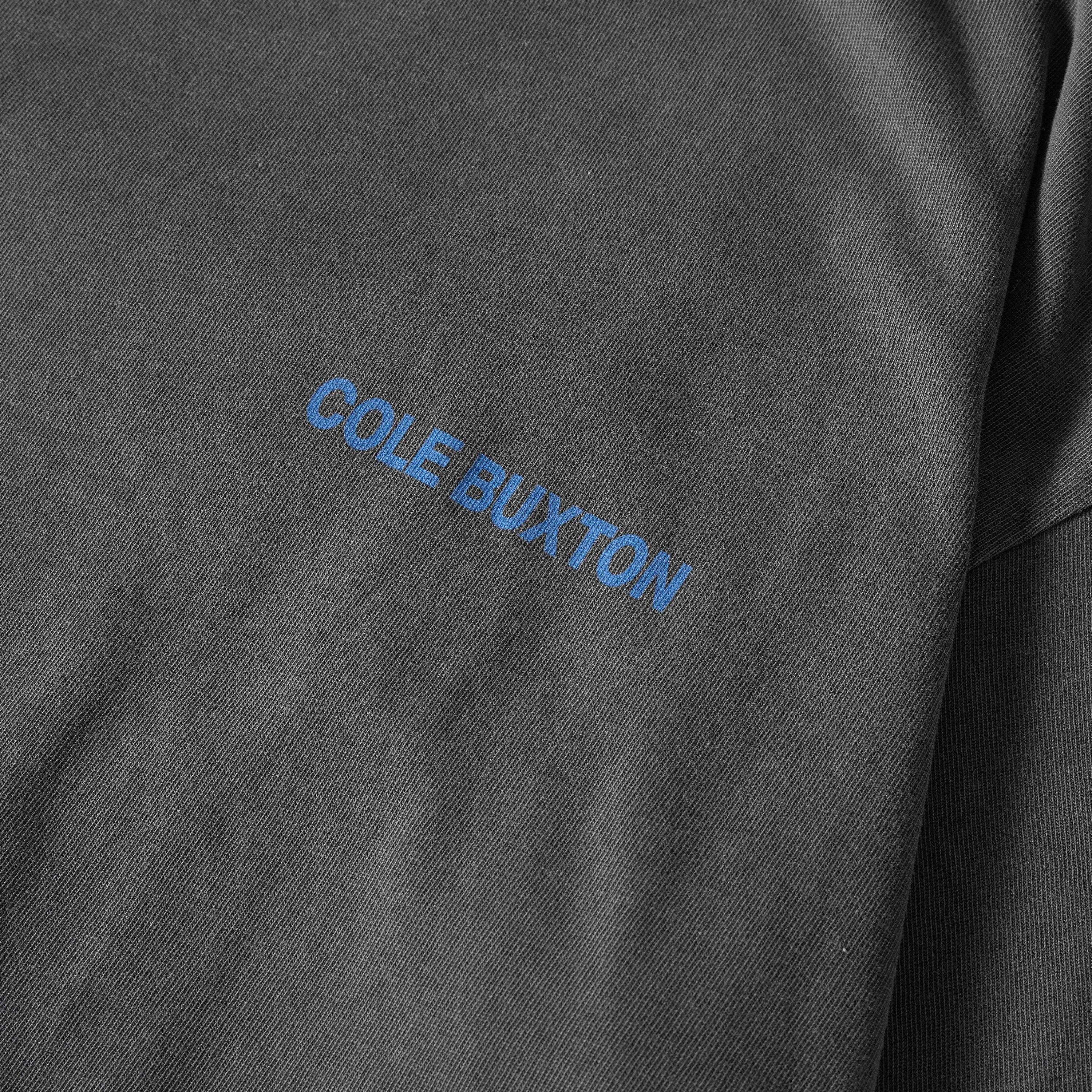 Washed Blk/Blu - Cole Buxton - Men's Logo Cotton Sportswear T-Shirt - 5