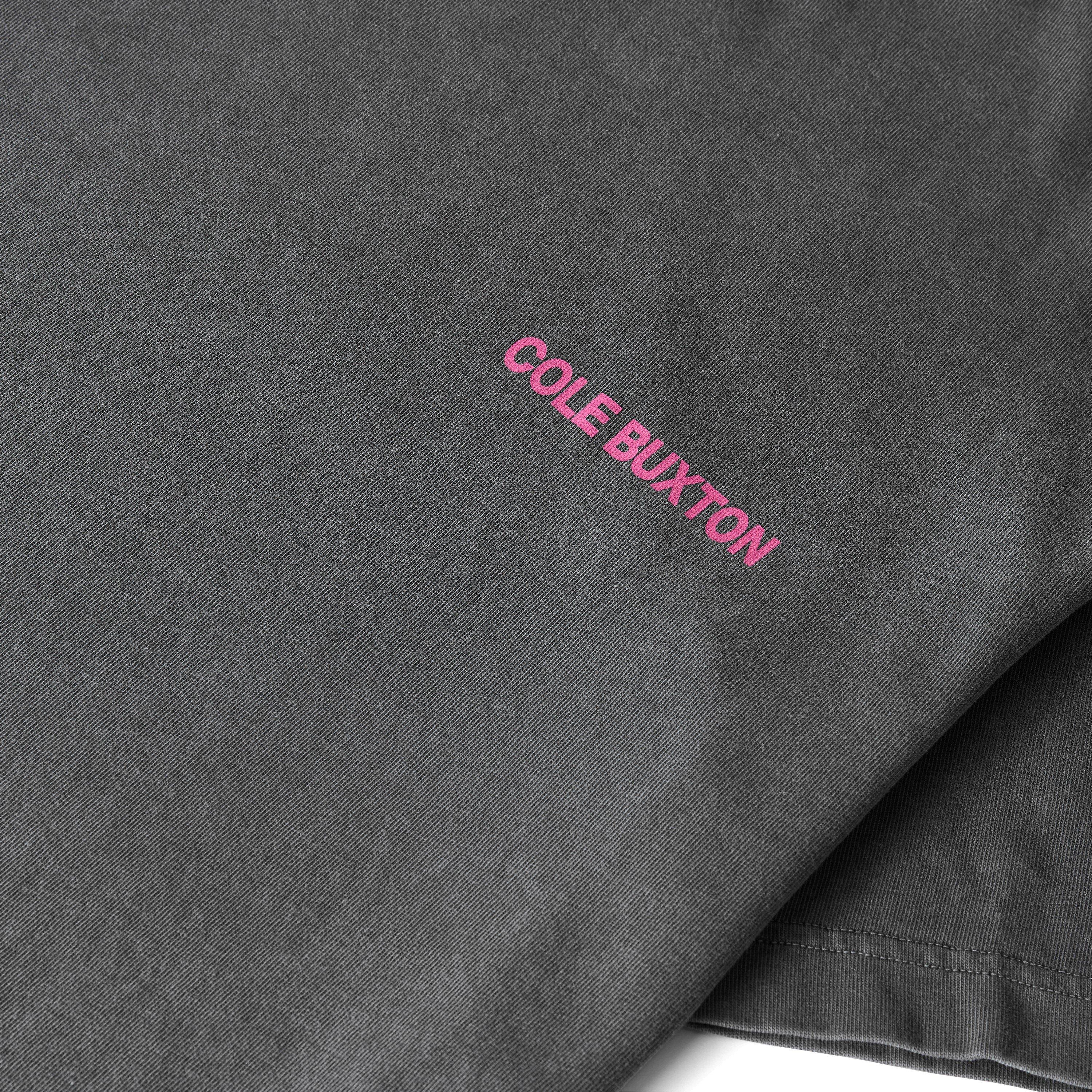 Washed Blk/Pnk - Cole Buxton - Men's Logo Cotton Sportswear T-Shirt - 5