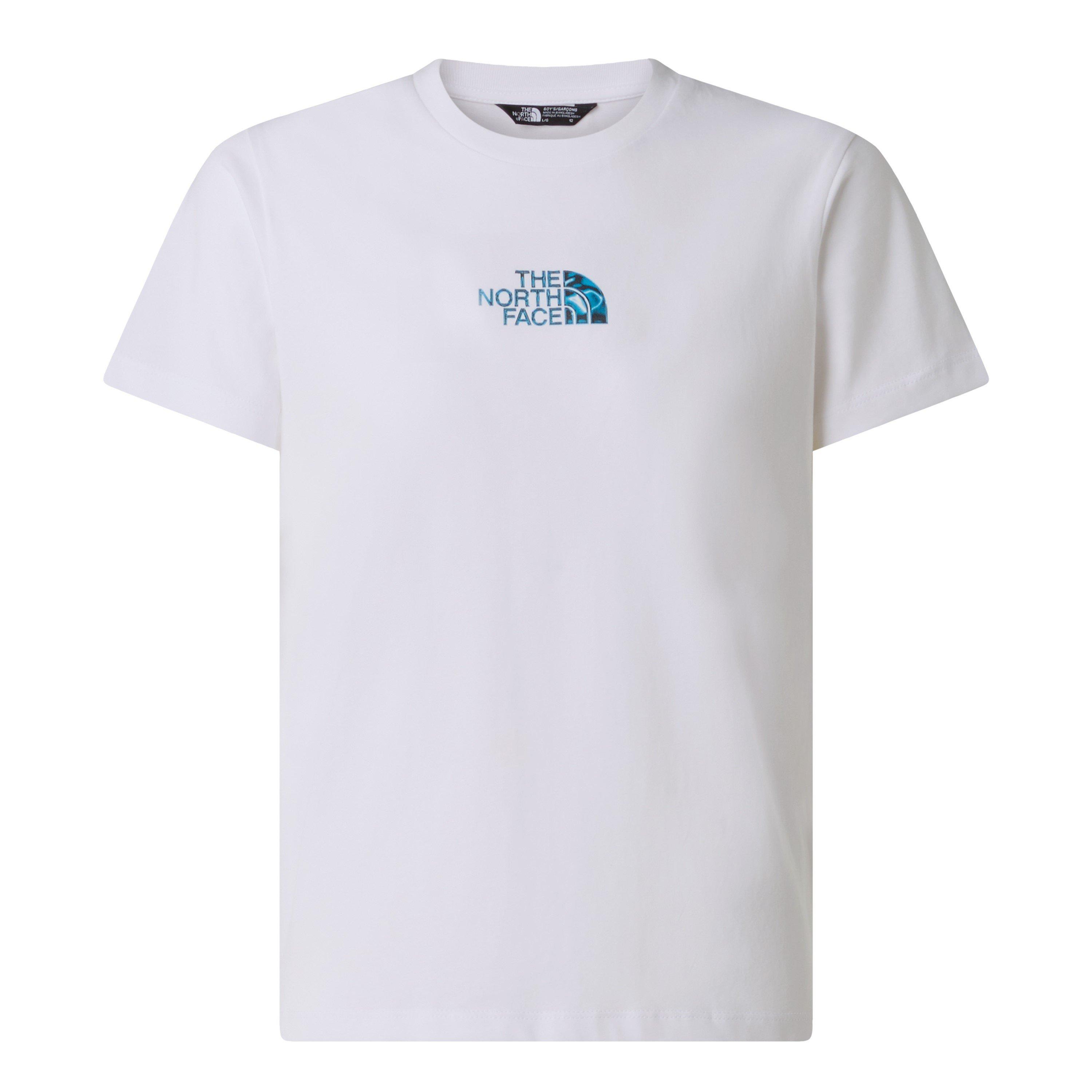 TNF White FN4 - The North Face - Liquid Logo Tee Junior Boys - 1