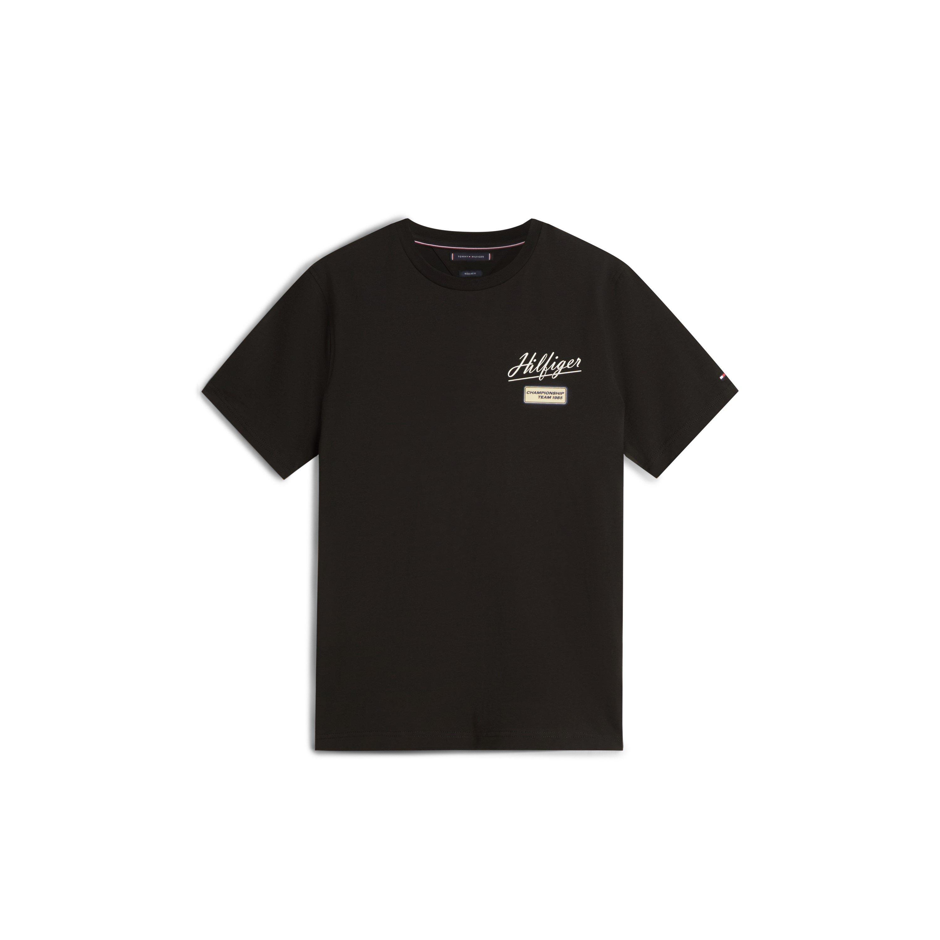 Tommy Hilfiger Men's Modern Athletic Badge T-Shirt - Black - M