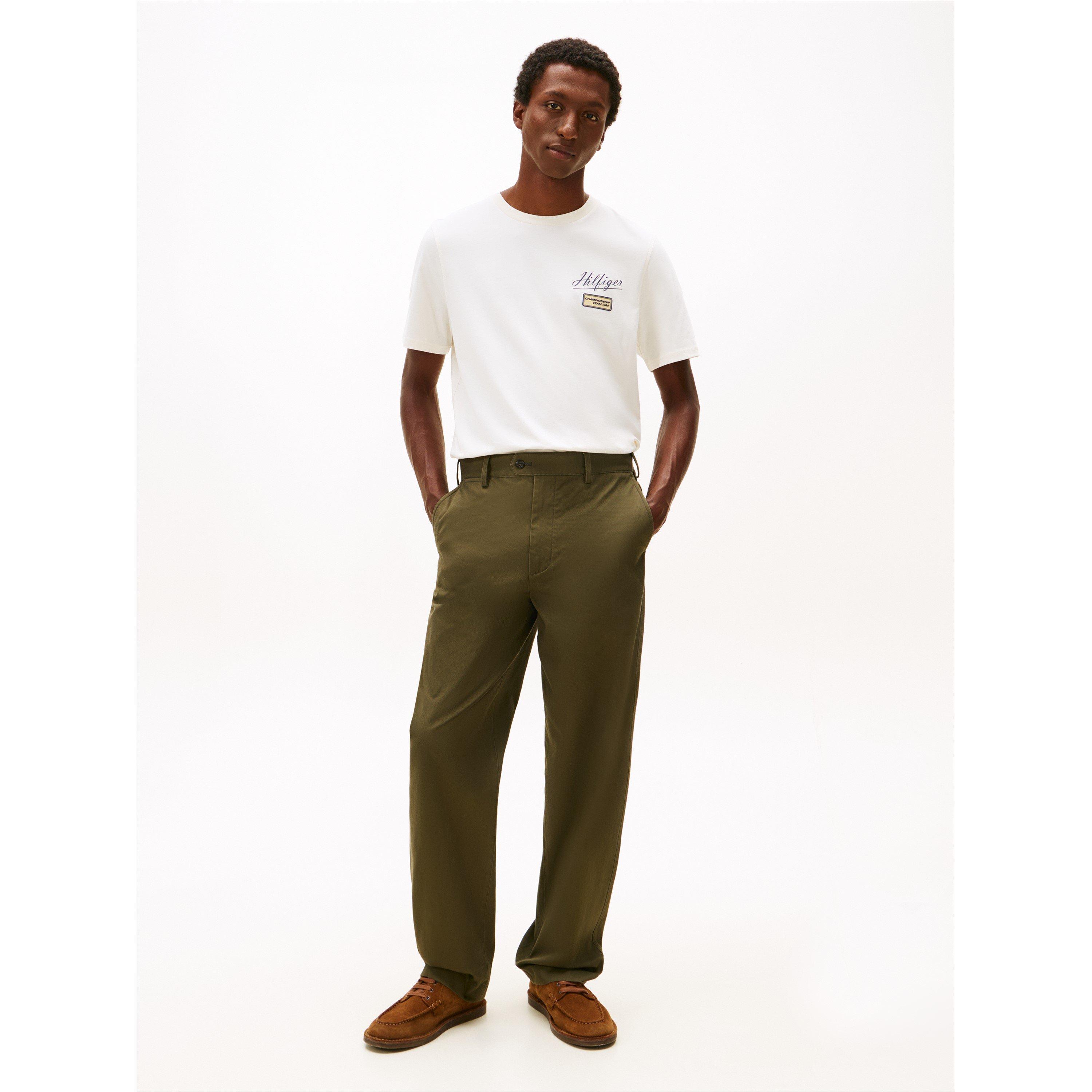 Ivory Petal - Tommy Hilfiger - Men's Modern Athletic Badge T-Shirt - 4