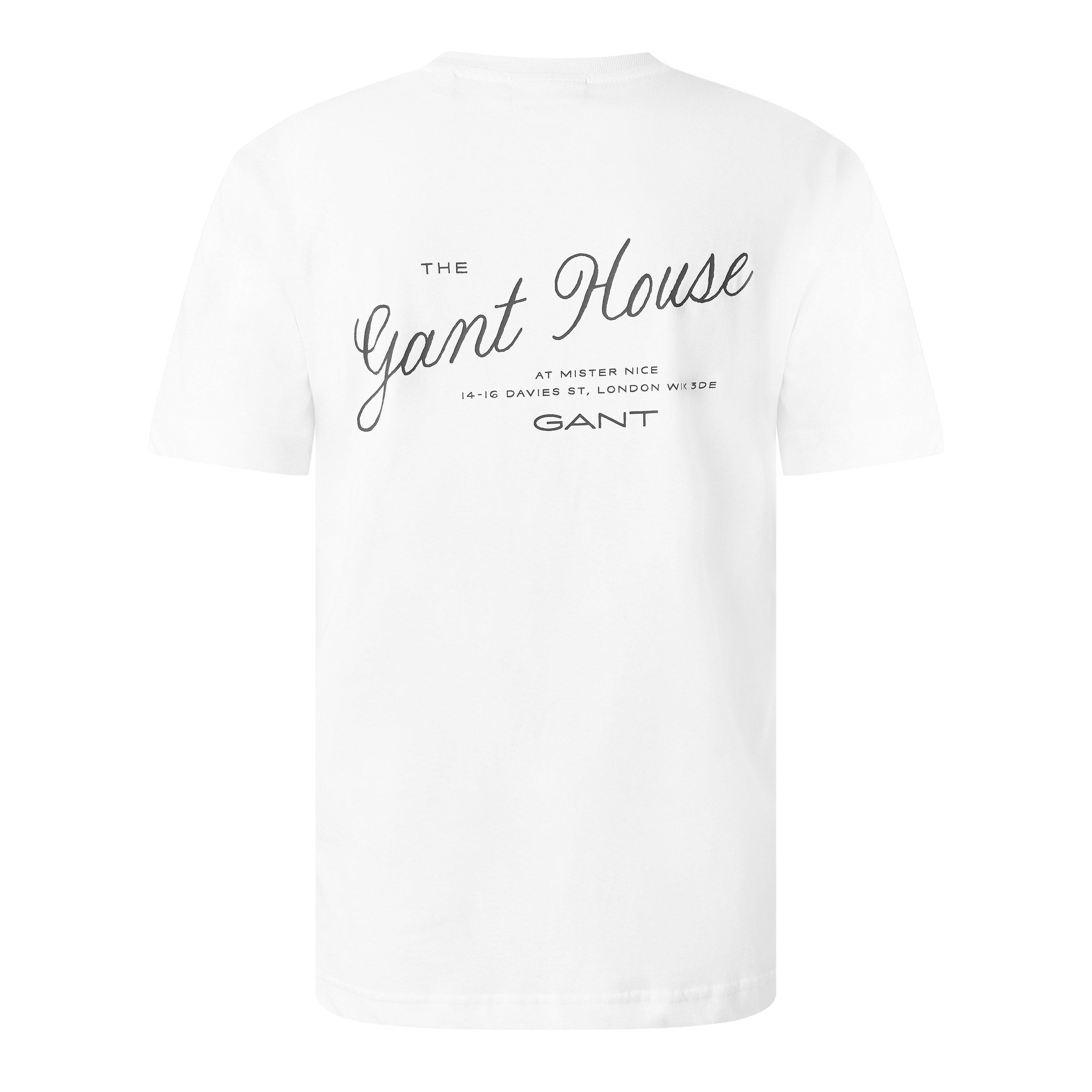WHITE - Gant - Gant GWP Graph T Sn64 - 2