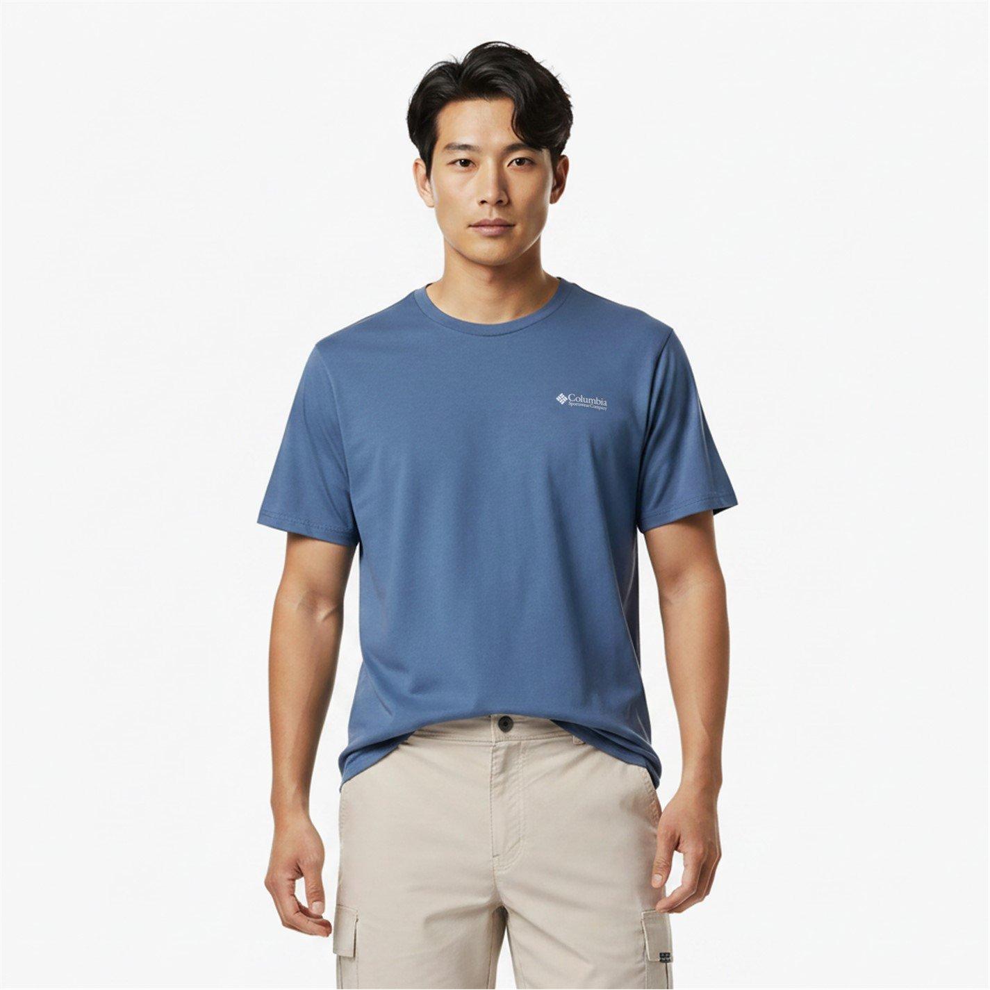 Navy - Columbia - Breaker Tide™ Graphic Tee - 3
