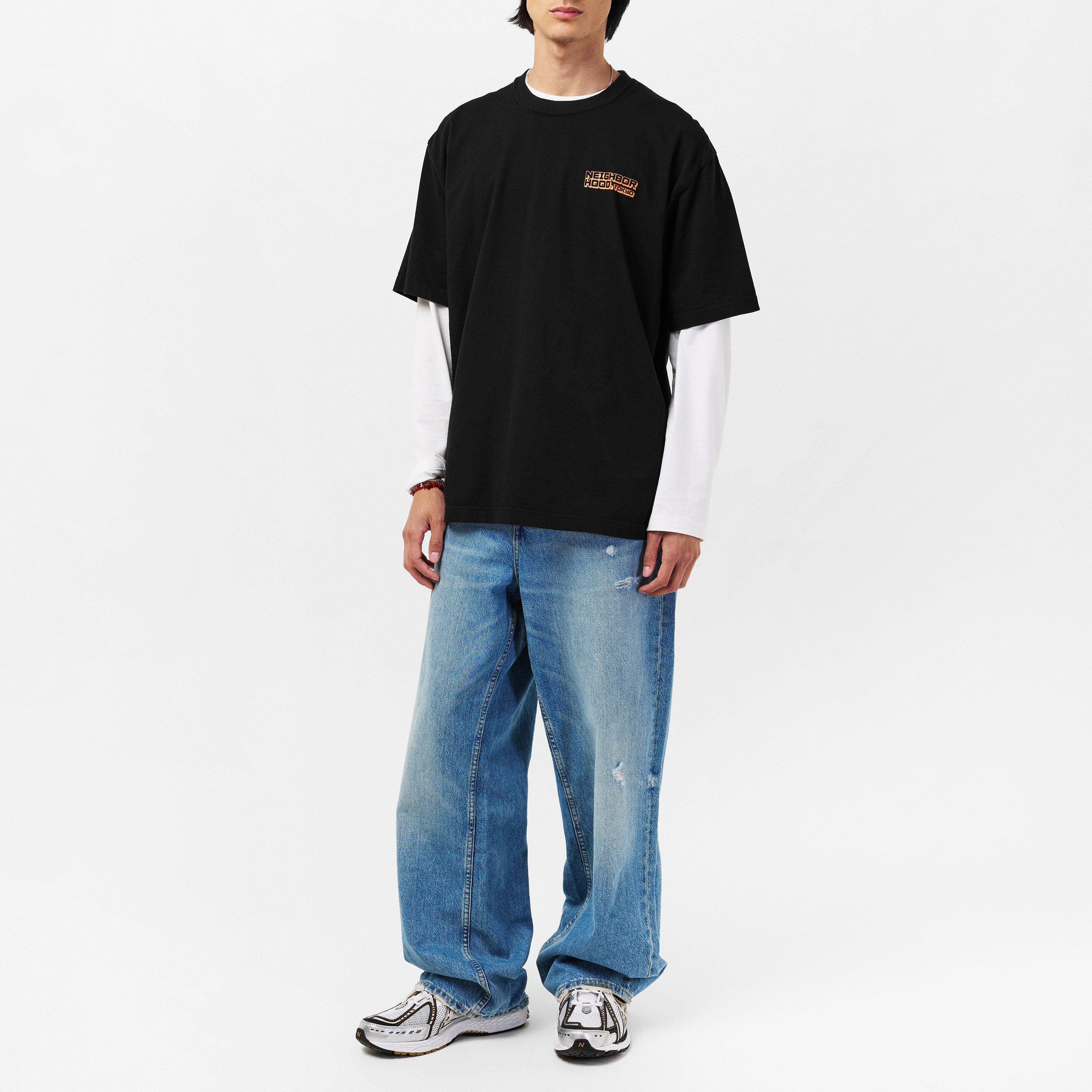 Black - Neighborhood - Men's Regular Fit Short-Sleeve T-Shirt - 6