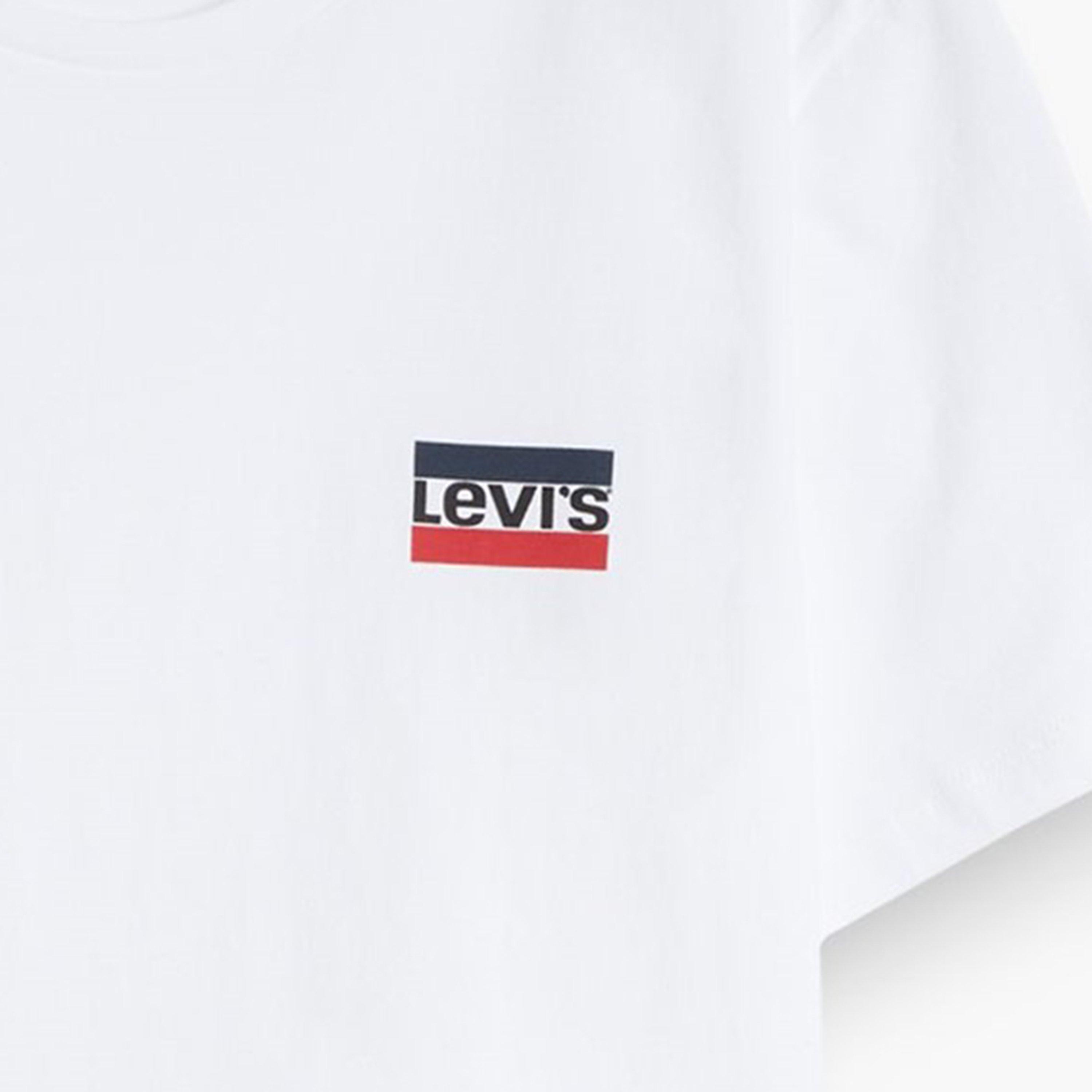White/Black - Levis - Levis 2 Pack Logo Crew Neck T-Shirts - 6