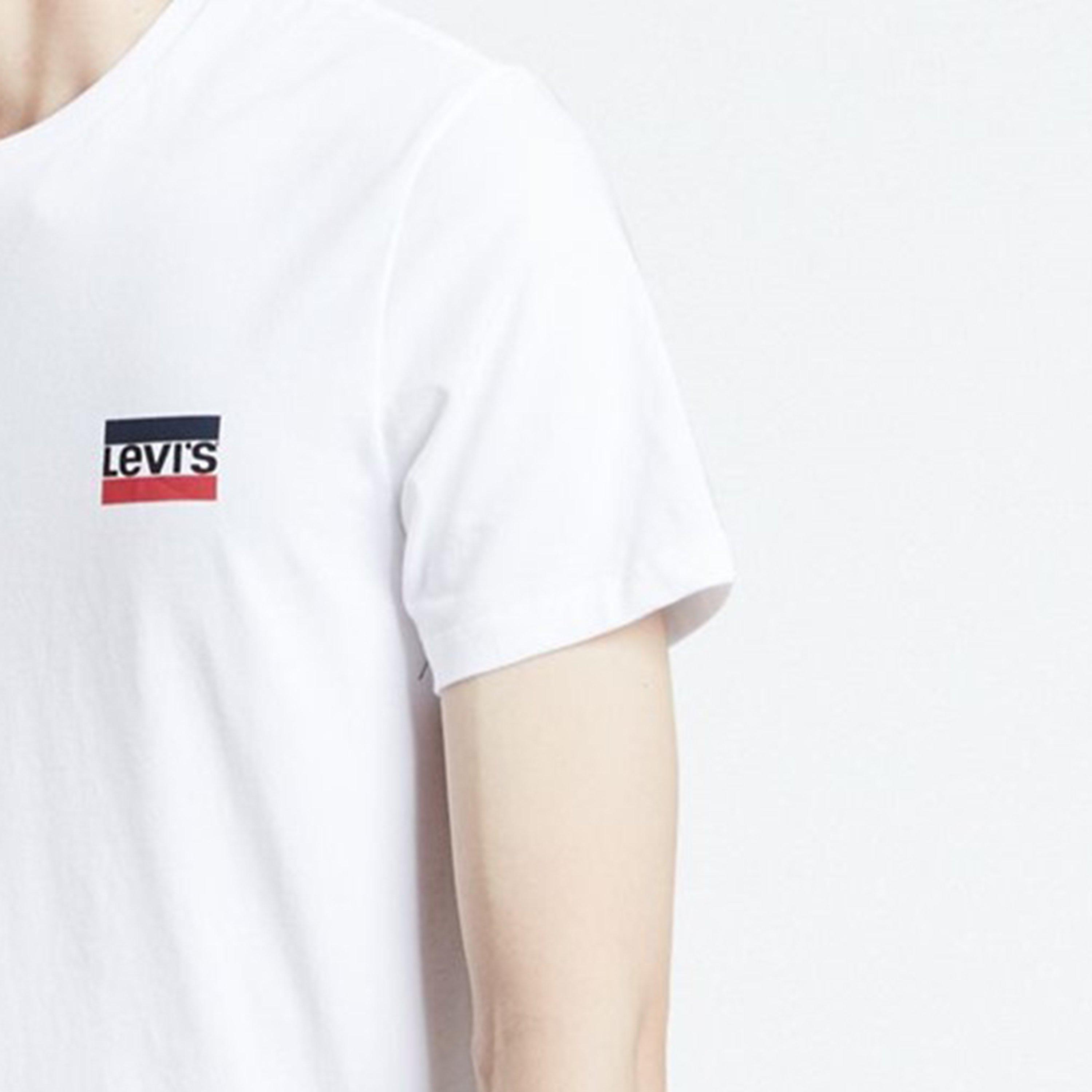 White/Black - Levis - Levis 2 Pack Logo Crew Neck T-Shirts - 8