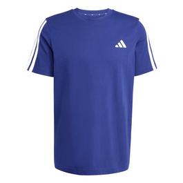 adidas Essentials 3 Stripes T Shirt Mens