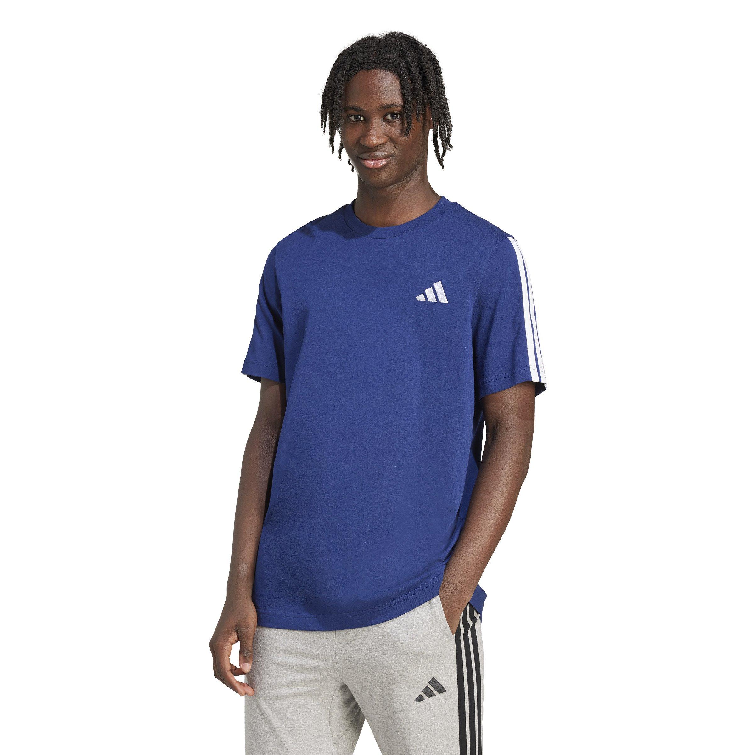 Mornarsko plava / bijela - adidas - Essentials 3-Stripes T-Shirt Mens - 2