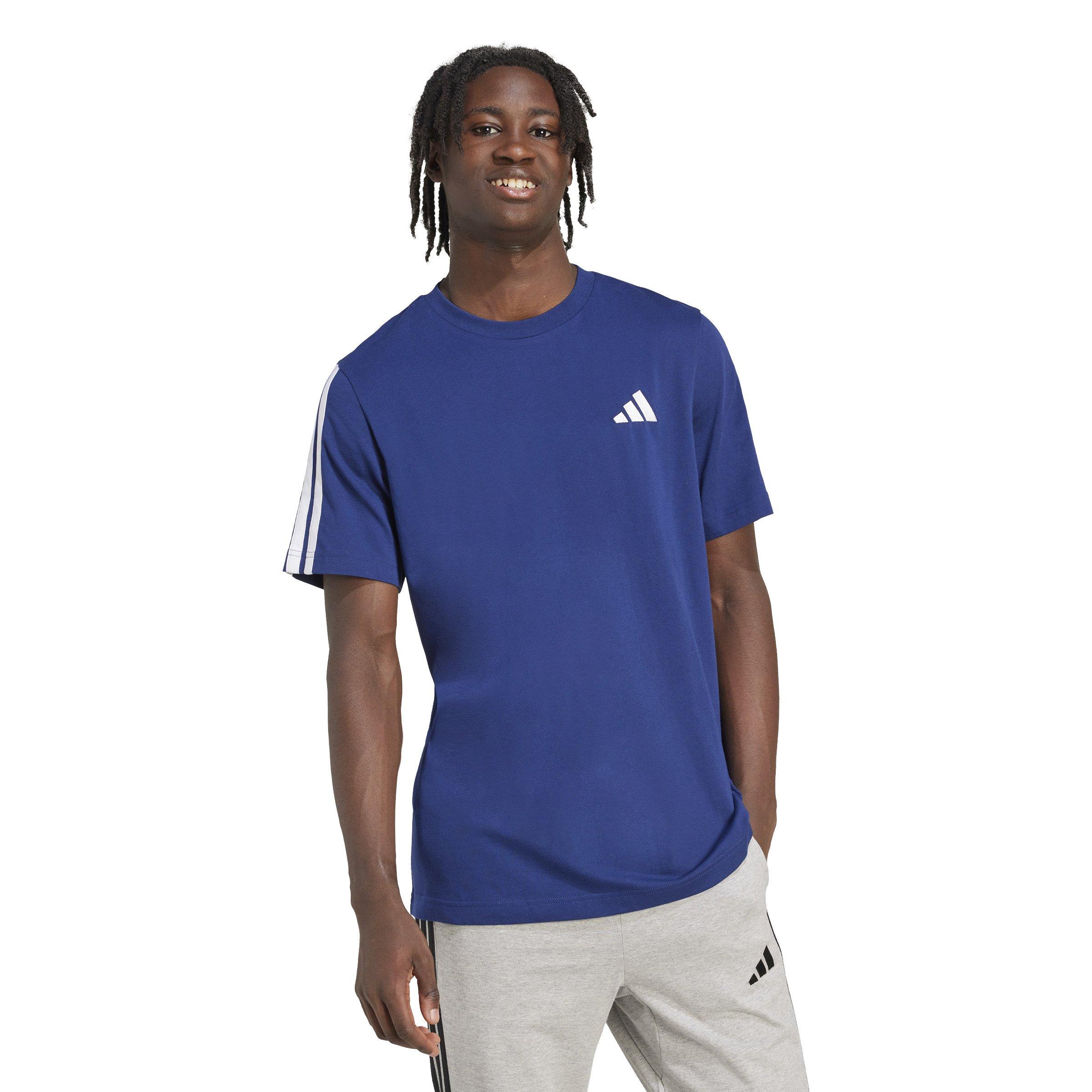 Mornarsko plava / bijela - adidas - Essentials 3-Stripes T-Shirt Mens - 6