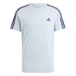 adidas Essentials 3 Stripes T Shirt Mens