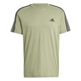 adidas Essentials 3 Stripes T Shirt Mens