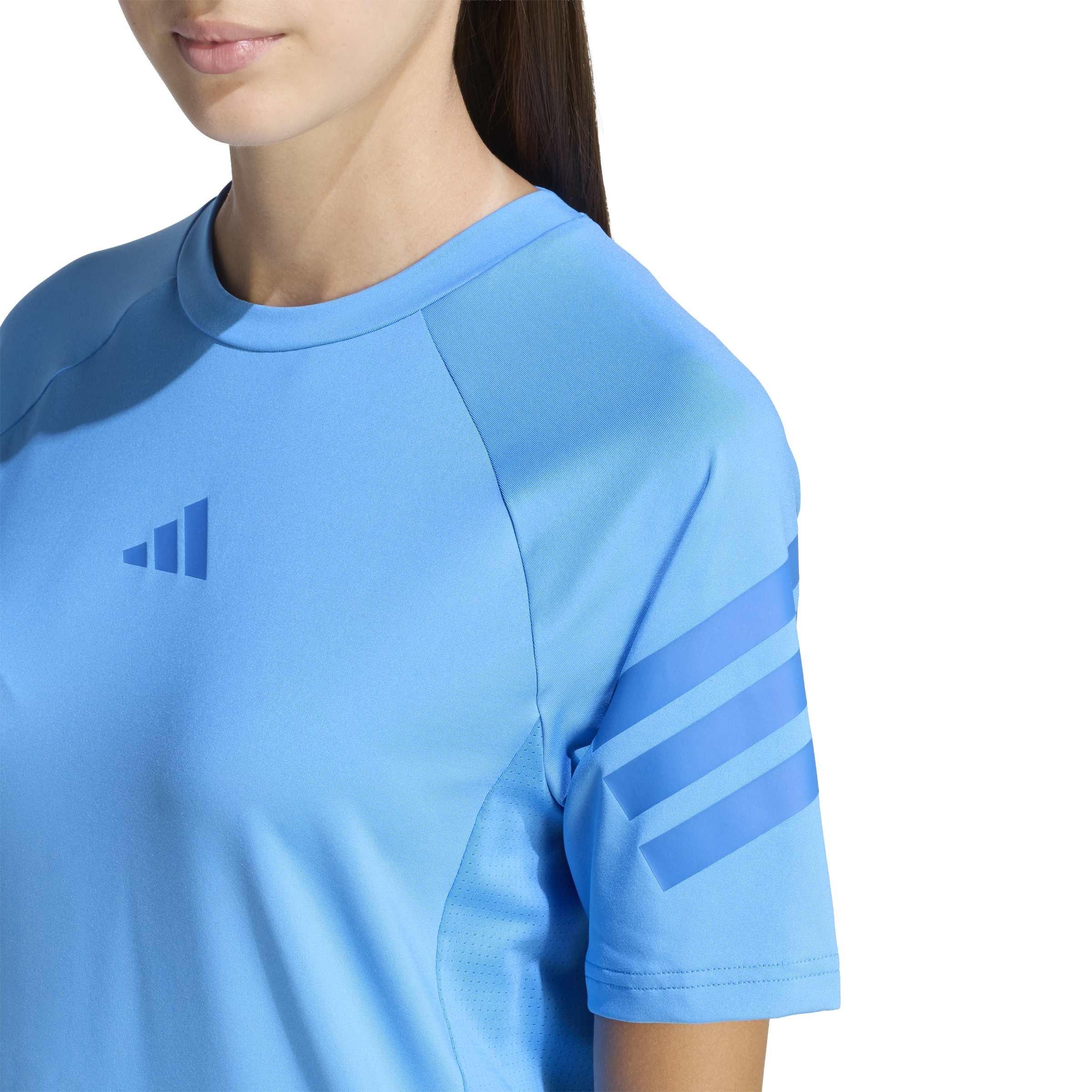 Lucid Ray Blue - adidas - Kids' T-Shirt - 8