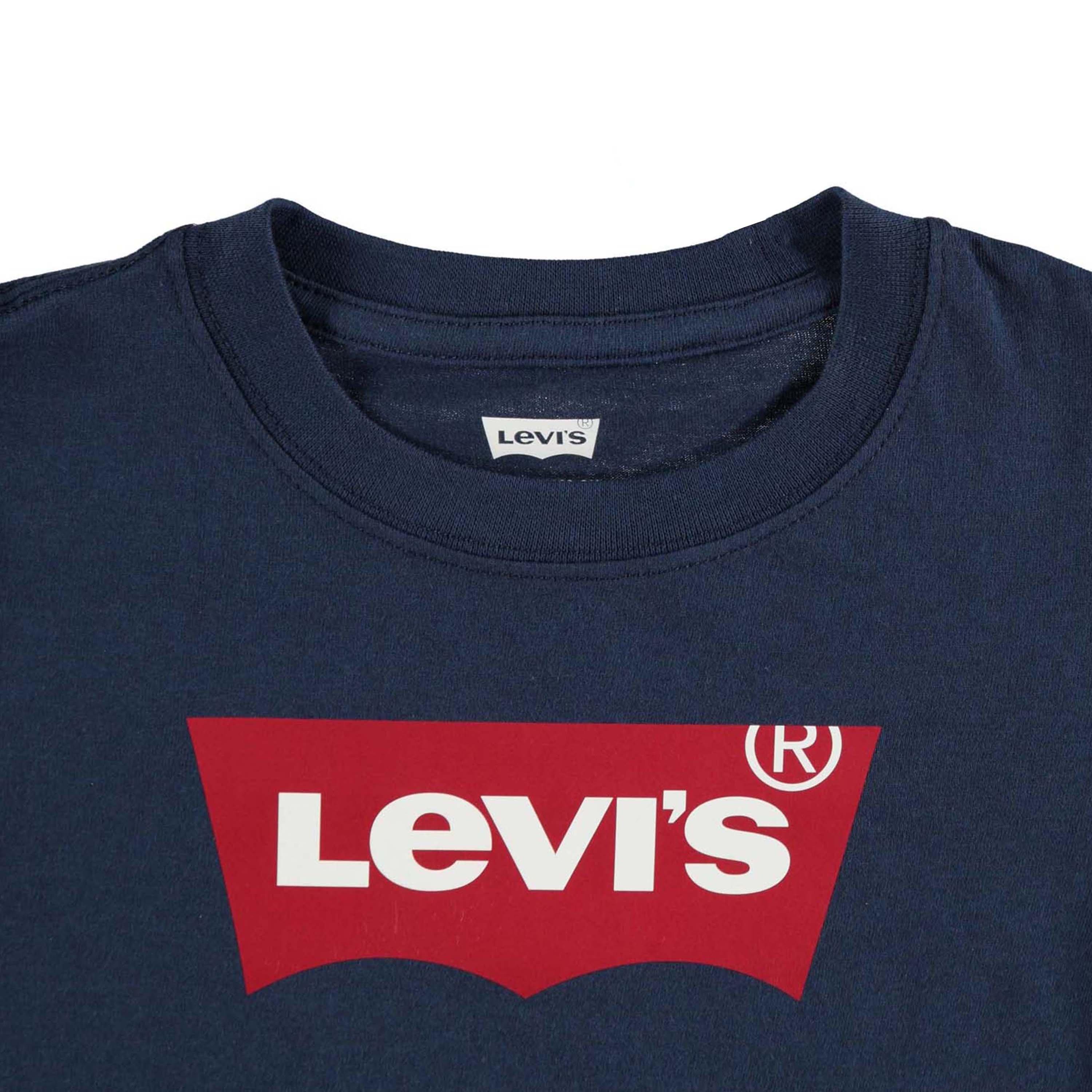 Navy C8D - Levis - Batwing T Shirt Boys - 5