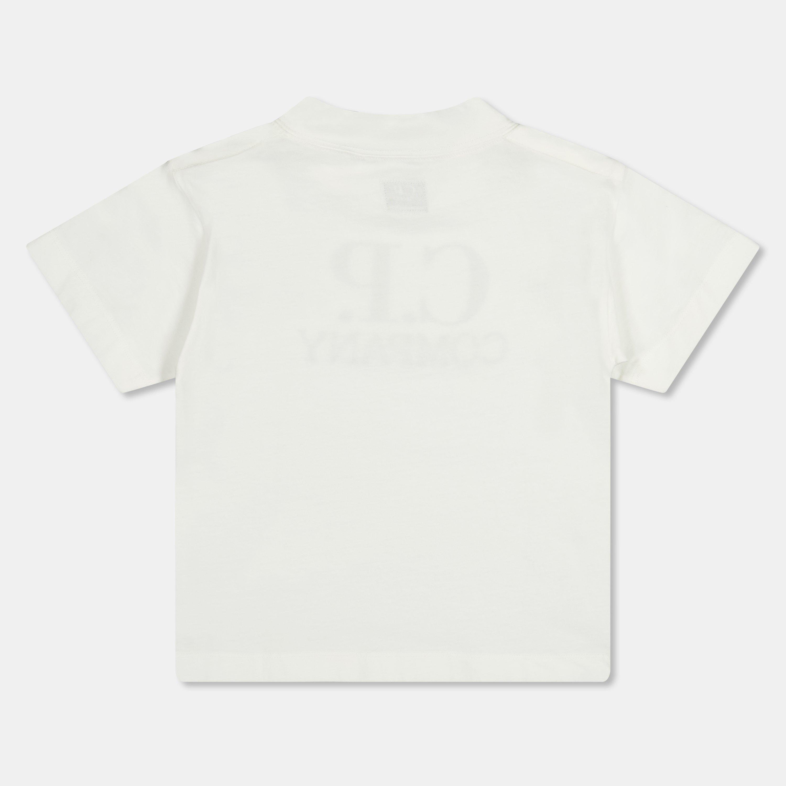 Gz White 10135 - CP Company - Kids' Regular Fit Logo T-Shirt - 2
