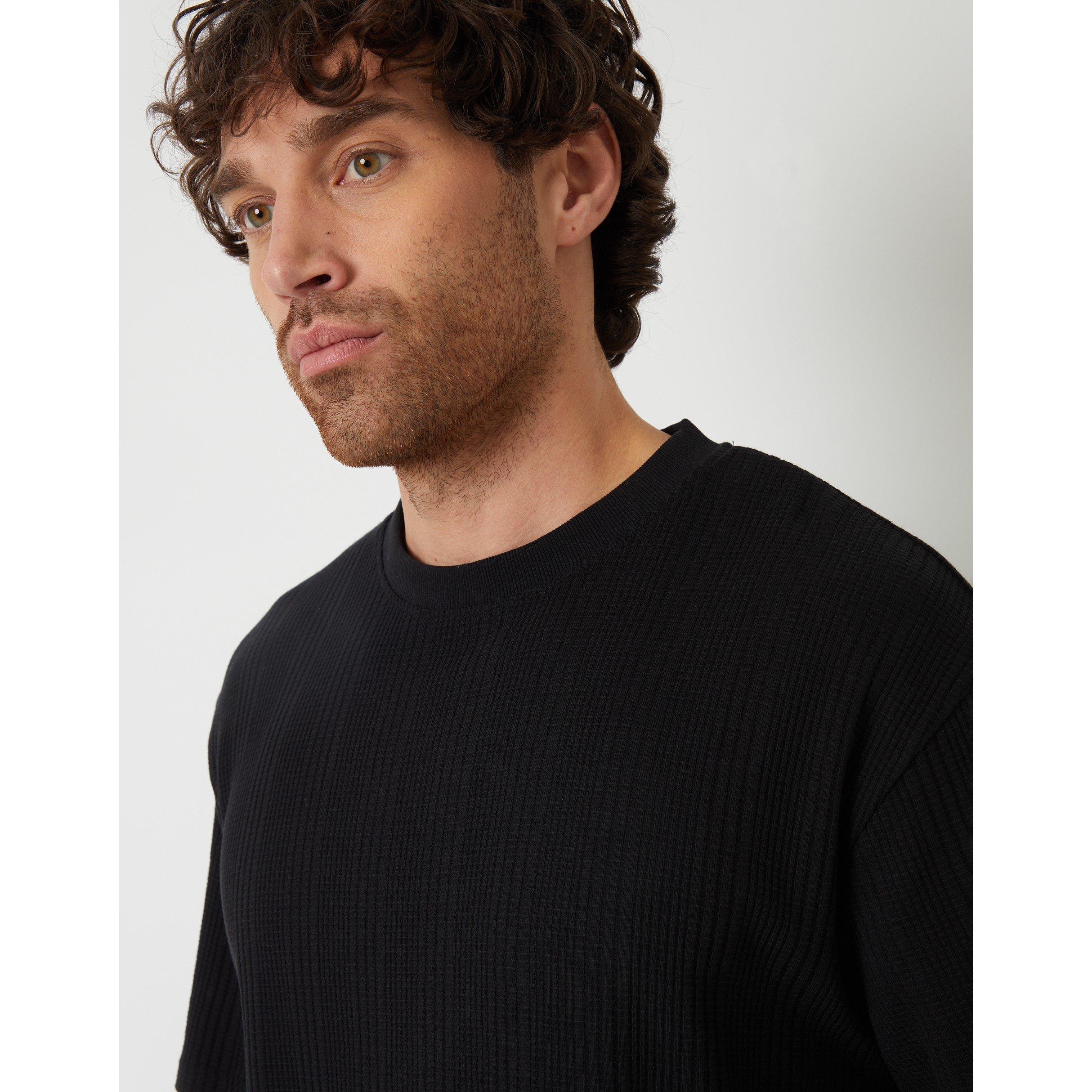 Black - Threadbare - Men's Batley Regular Fit T-Shirt - 4