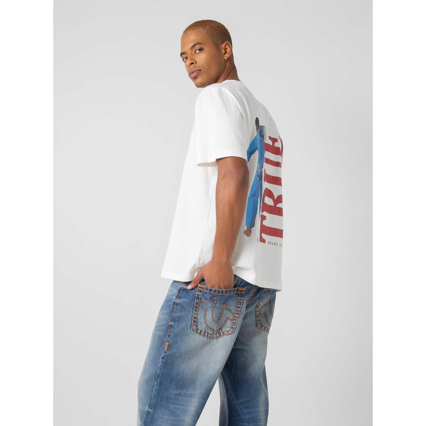 Off White - True Religion - Sebastien Ami Regular Fit T-Shirt - 3