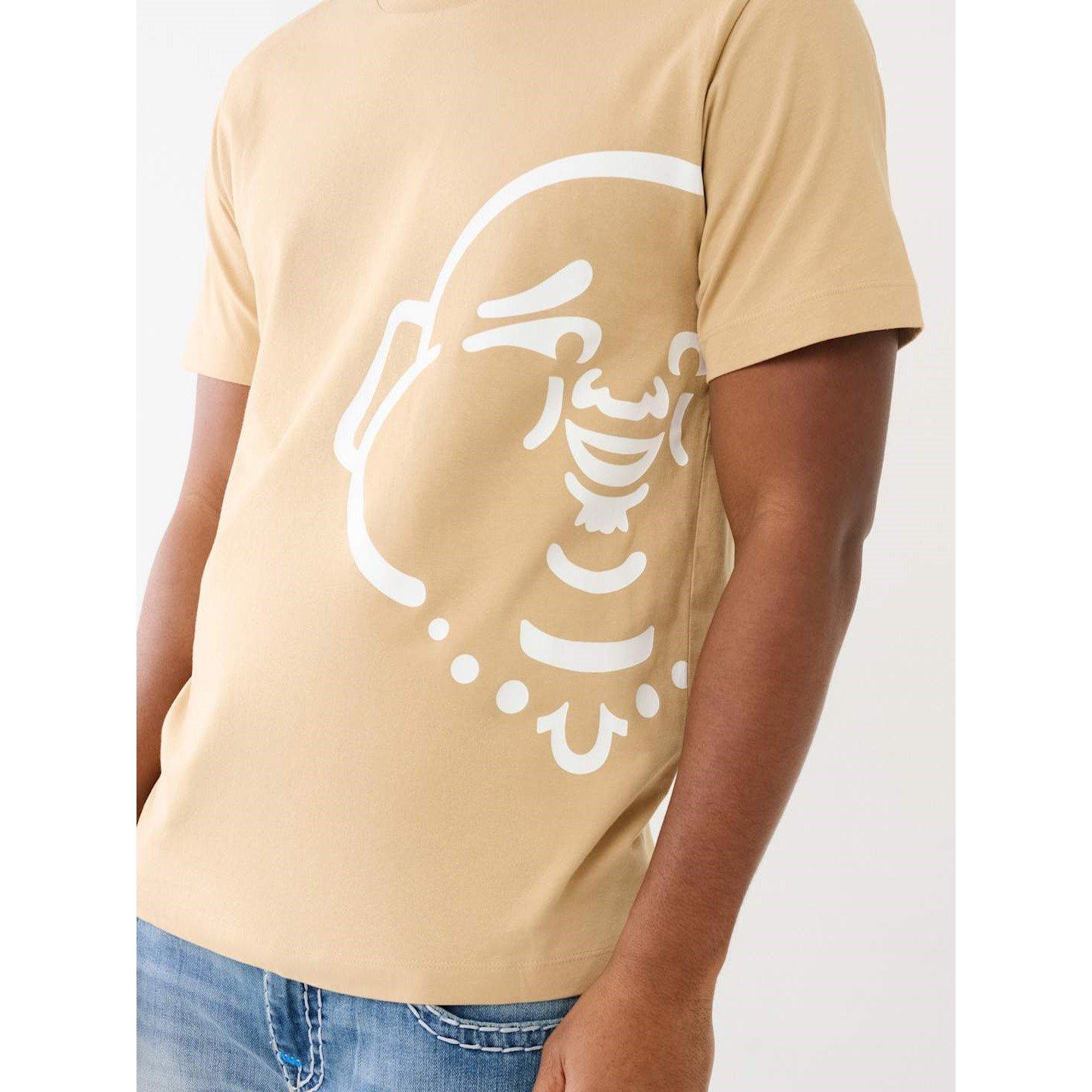 Travertine - True Religion - Buddha Crew Regular Fit T-Shirt - 3