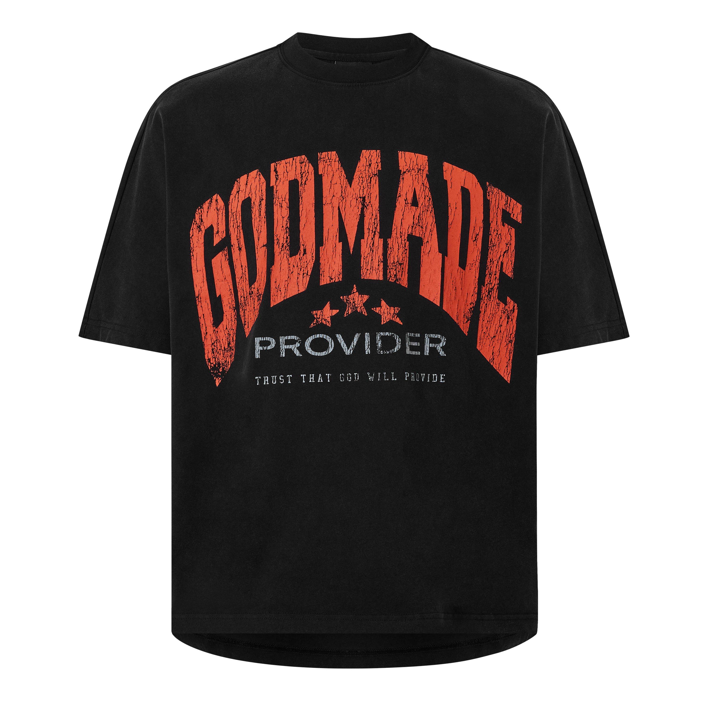 WASH BLACK - God Made - Men's T-Shirt - 1