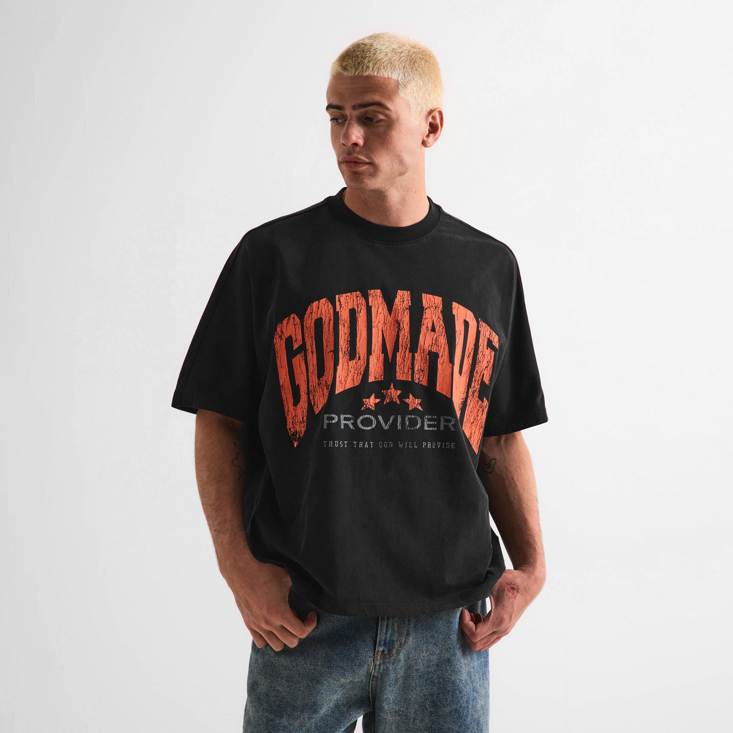 WASH BLACK - God Made - Men's T-Shirt - 3