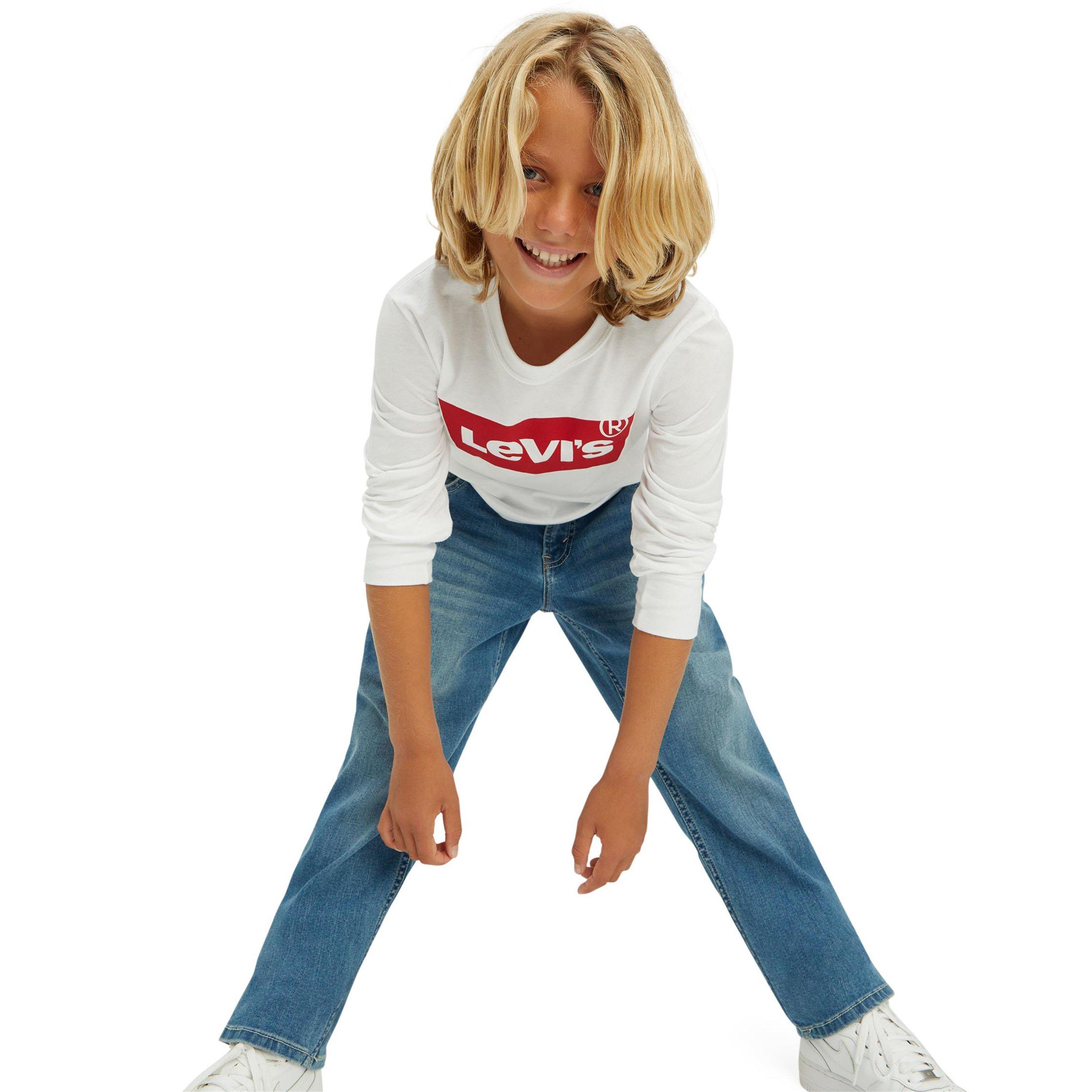 Hvid 001 - Levis - Batwing Long Sleeve T Shirt - 5