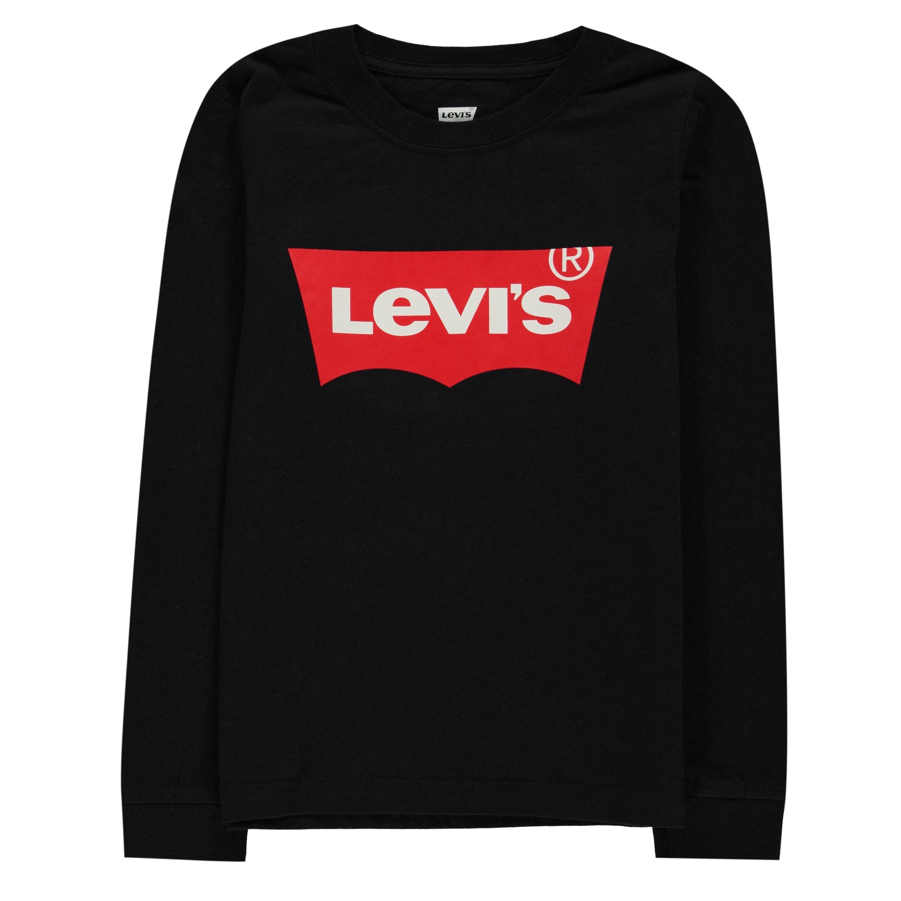 Black levi's batwing t shirt online