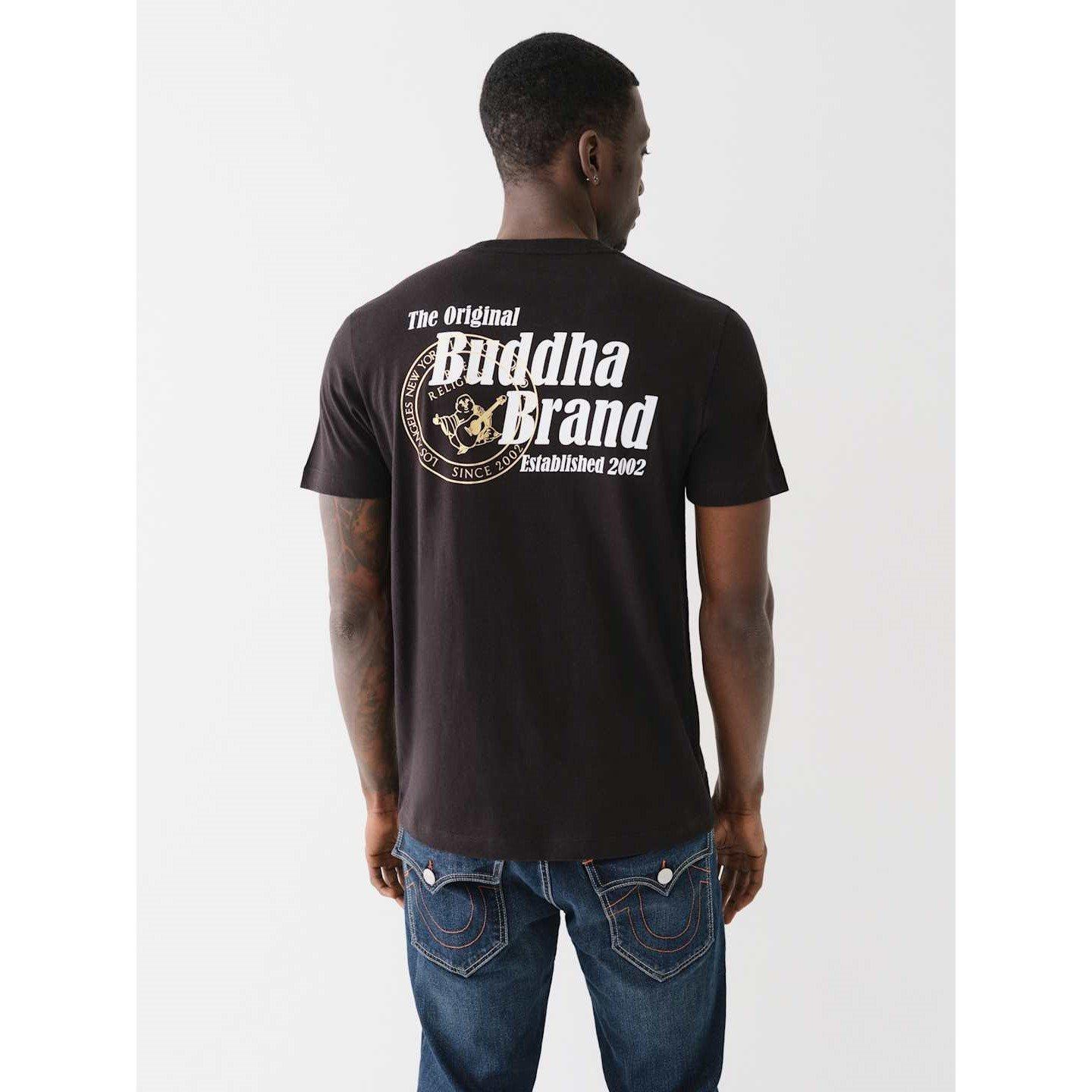 Jet Black - True Religion - Stamp Crew Neck Regular Fit T-Shirt - 2