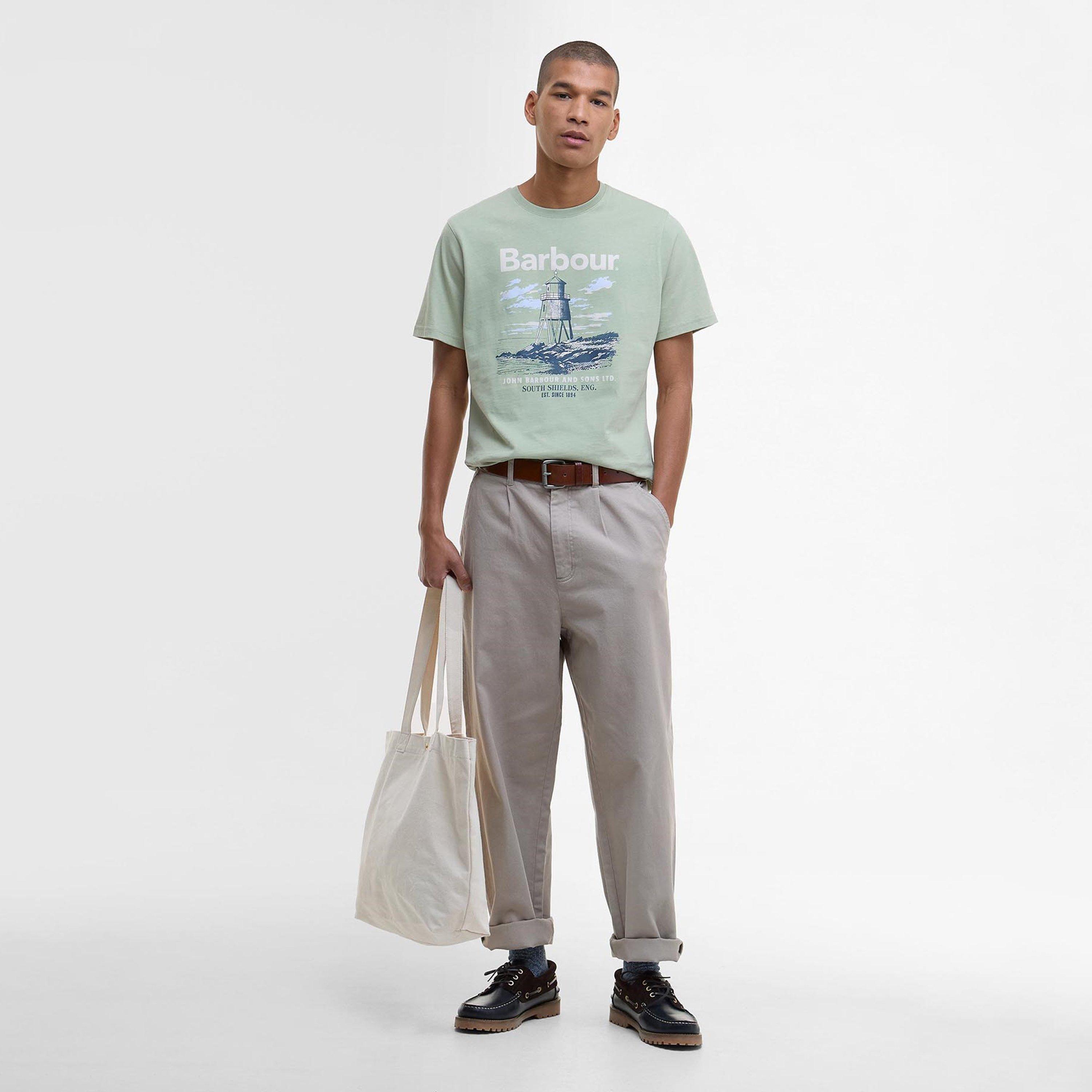 Seagrass - Barbour - Men's Harbourside T-Shirt - 5