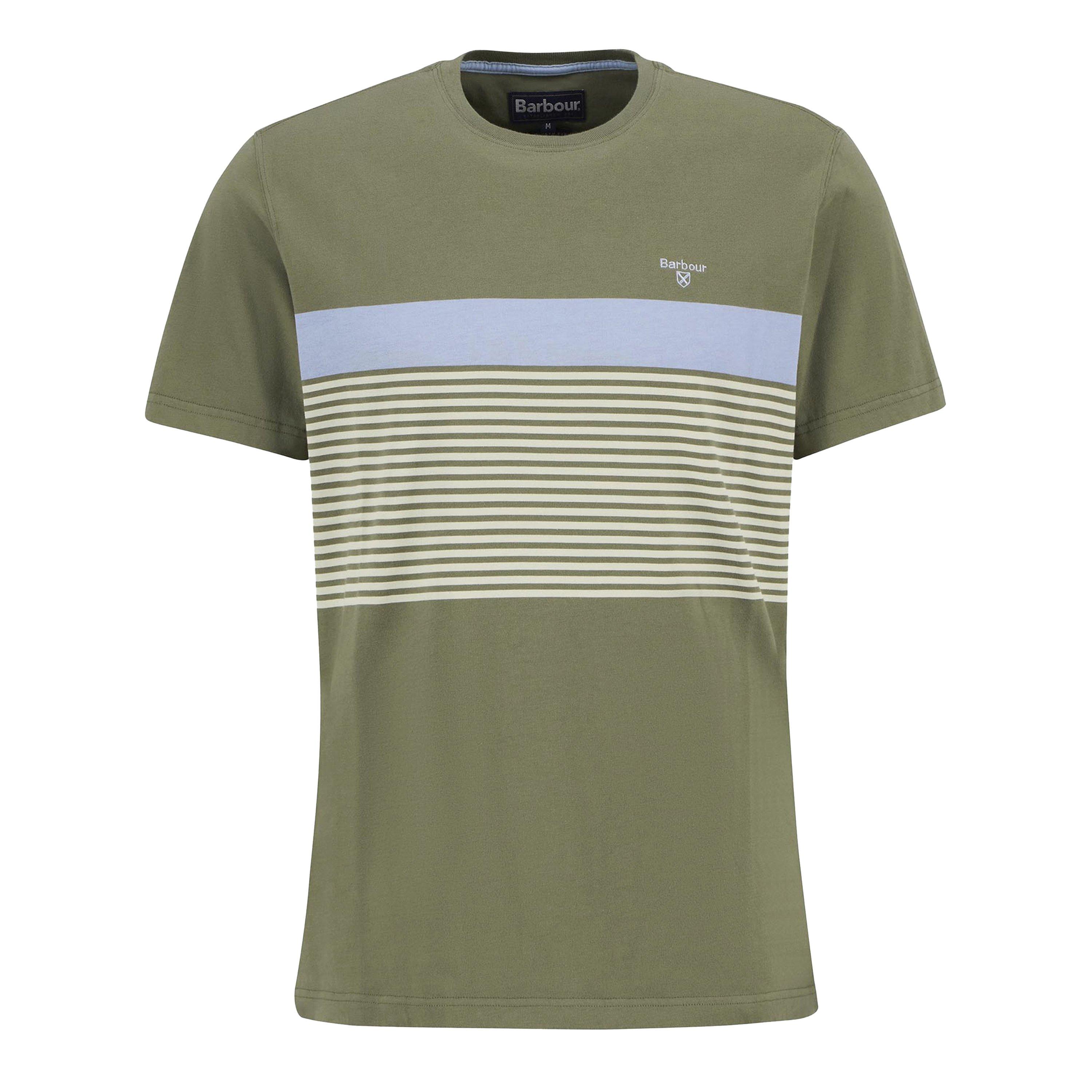 Light Moss GN15 - Barbour - Men's Braeside T-Shirt - 1