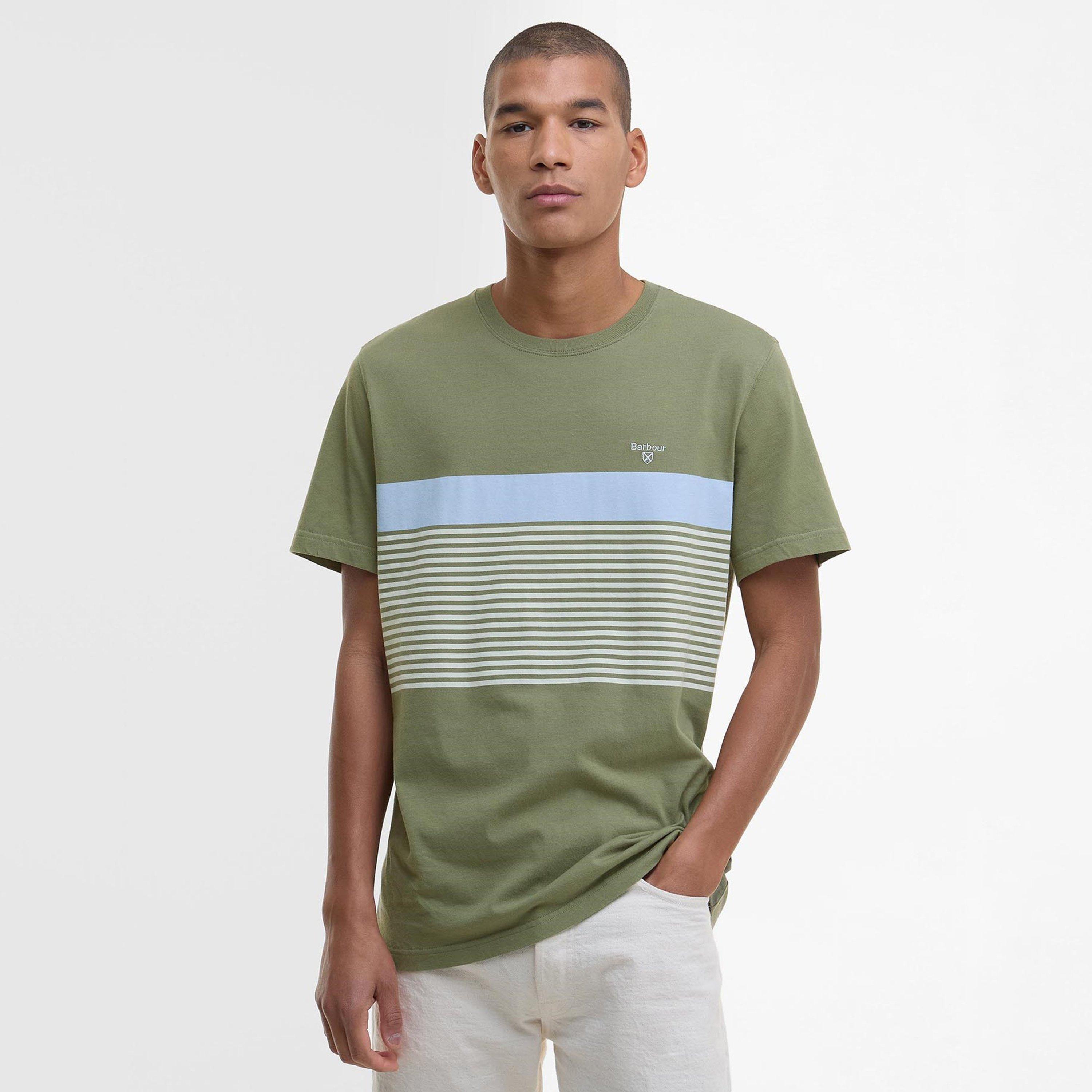 Light Moss GN15 - Barbour - Men's Braeside T-Shirt - 2