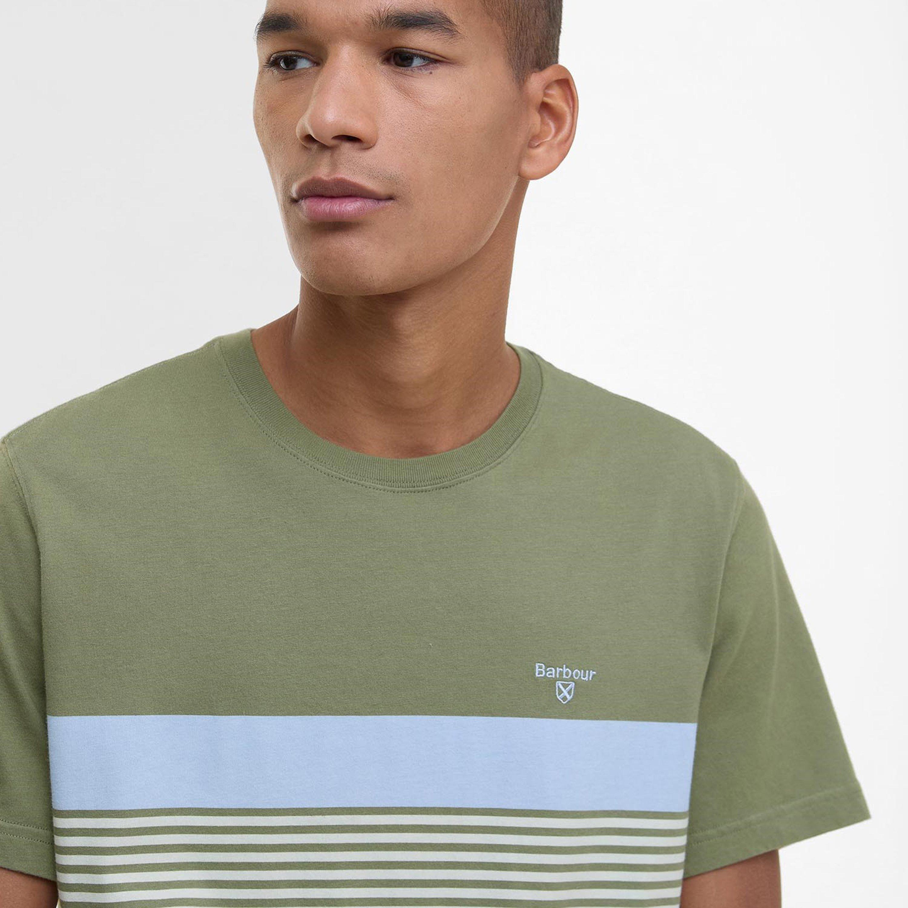 Light Moss GN15 - Barbour - Men's Braeside T-Shirt - 4