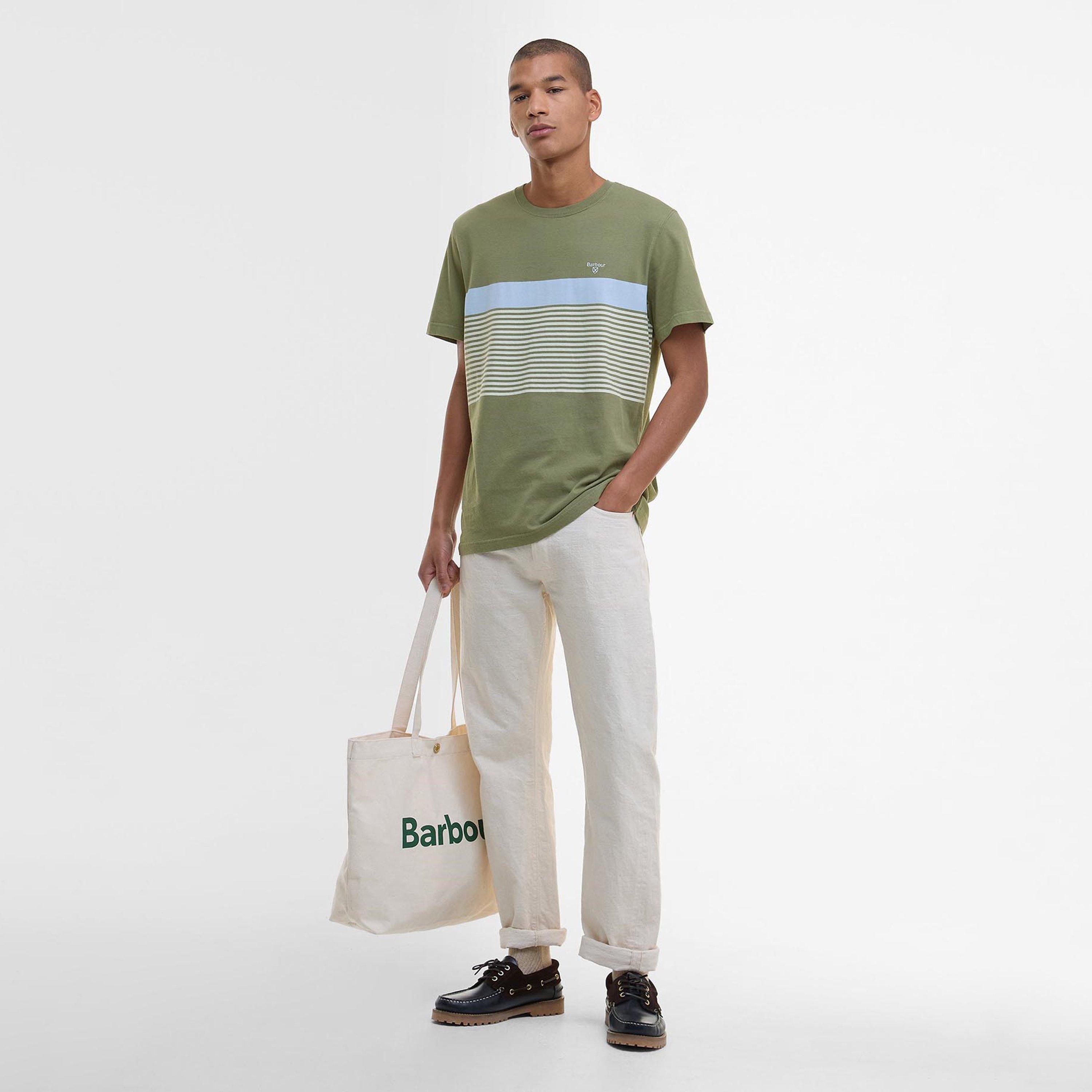 Light Moss GN15 - Barbour - Men's Braeside T-Shirt - 5