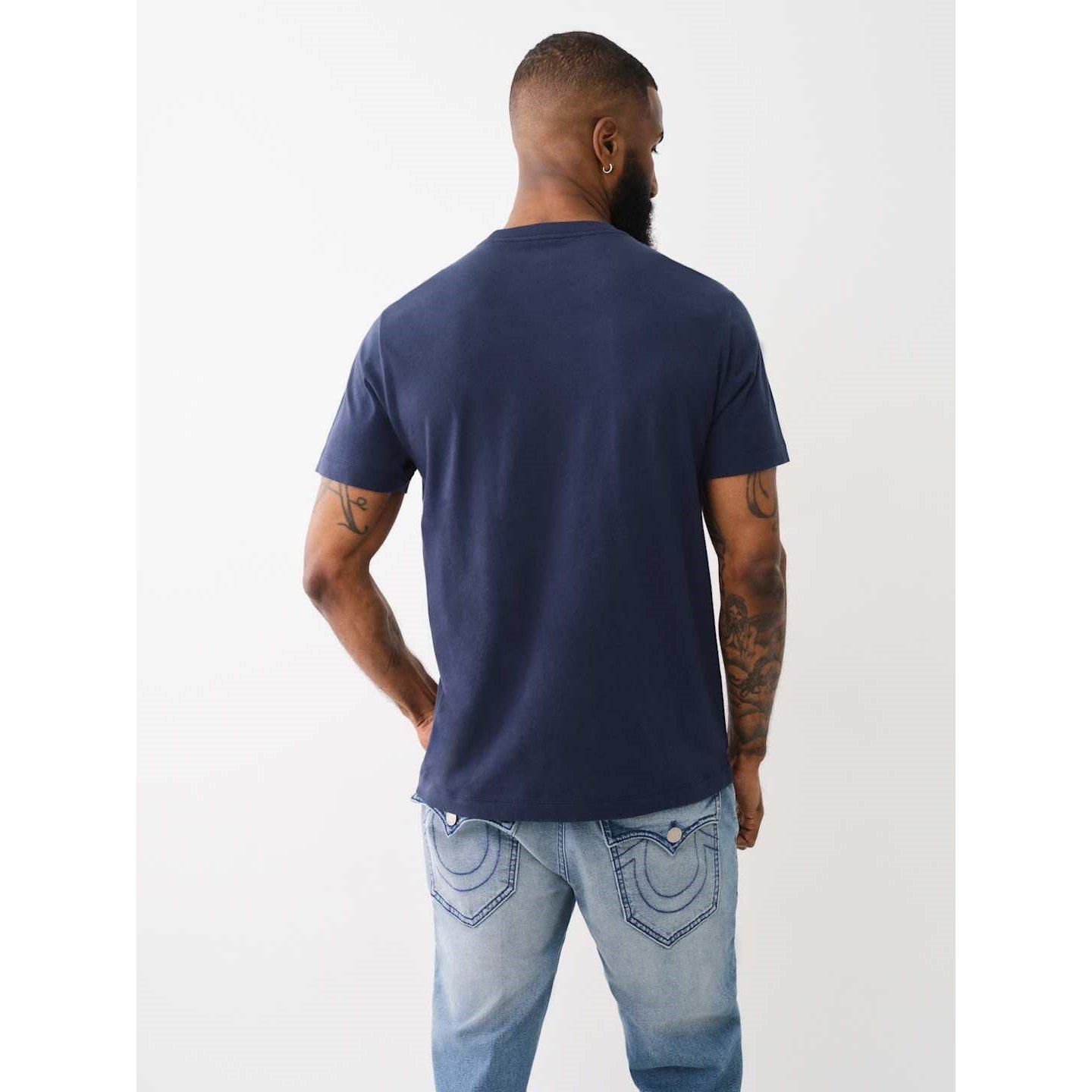 Blauwe Jurk - True Religion - Buddha Regular Fit T-Shirt - 2