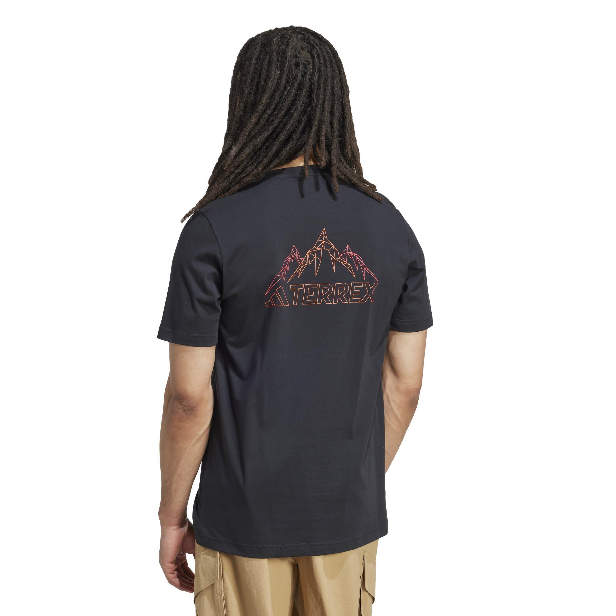 Black/Orange - adidas - Terrex Graphic T-Shirt - 3