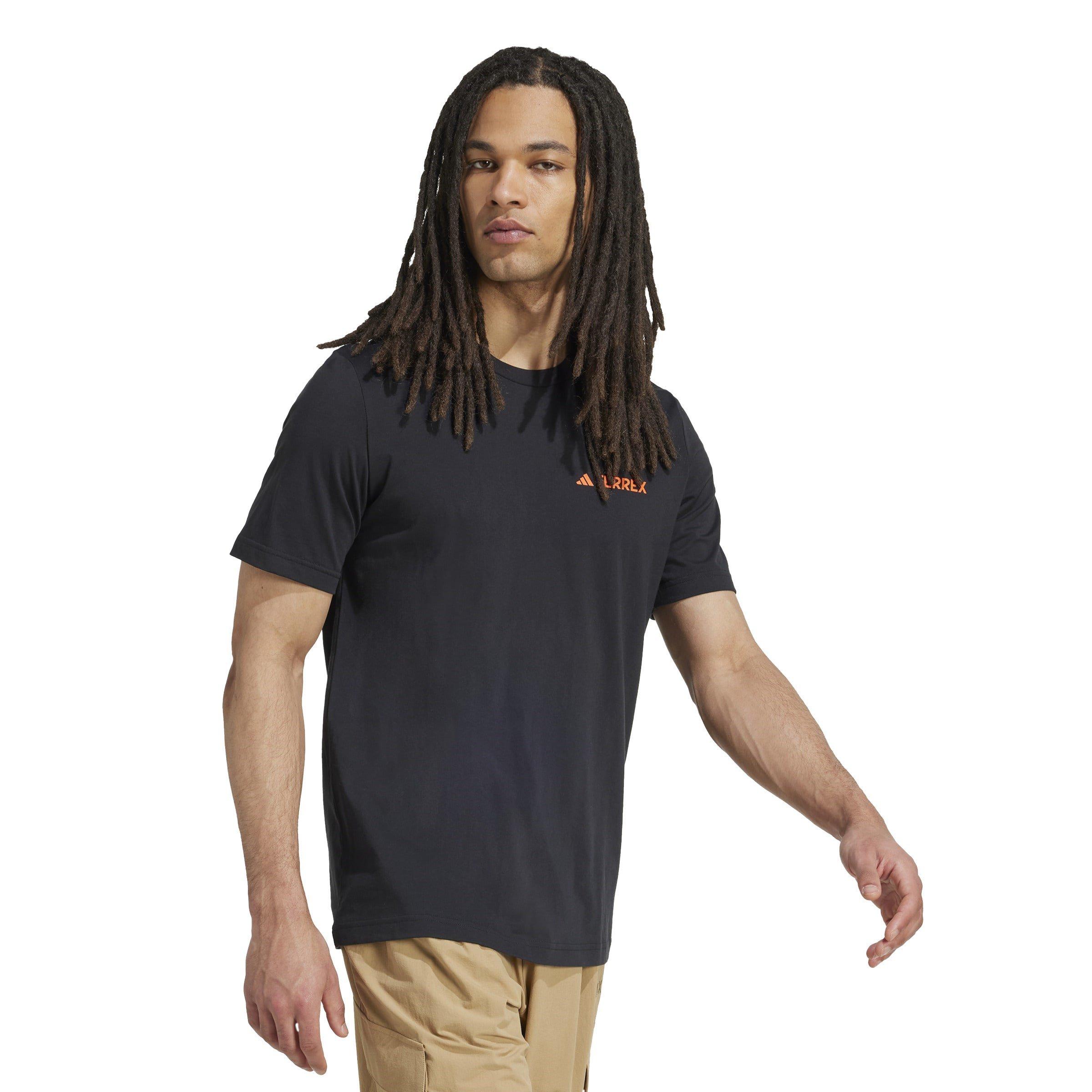 Black/Orange - adidas - Terrex Graphic T-Shirt - 4