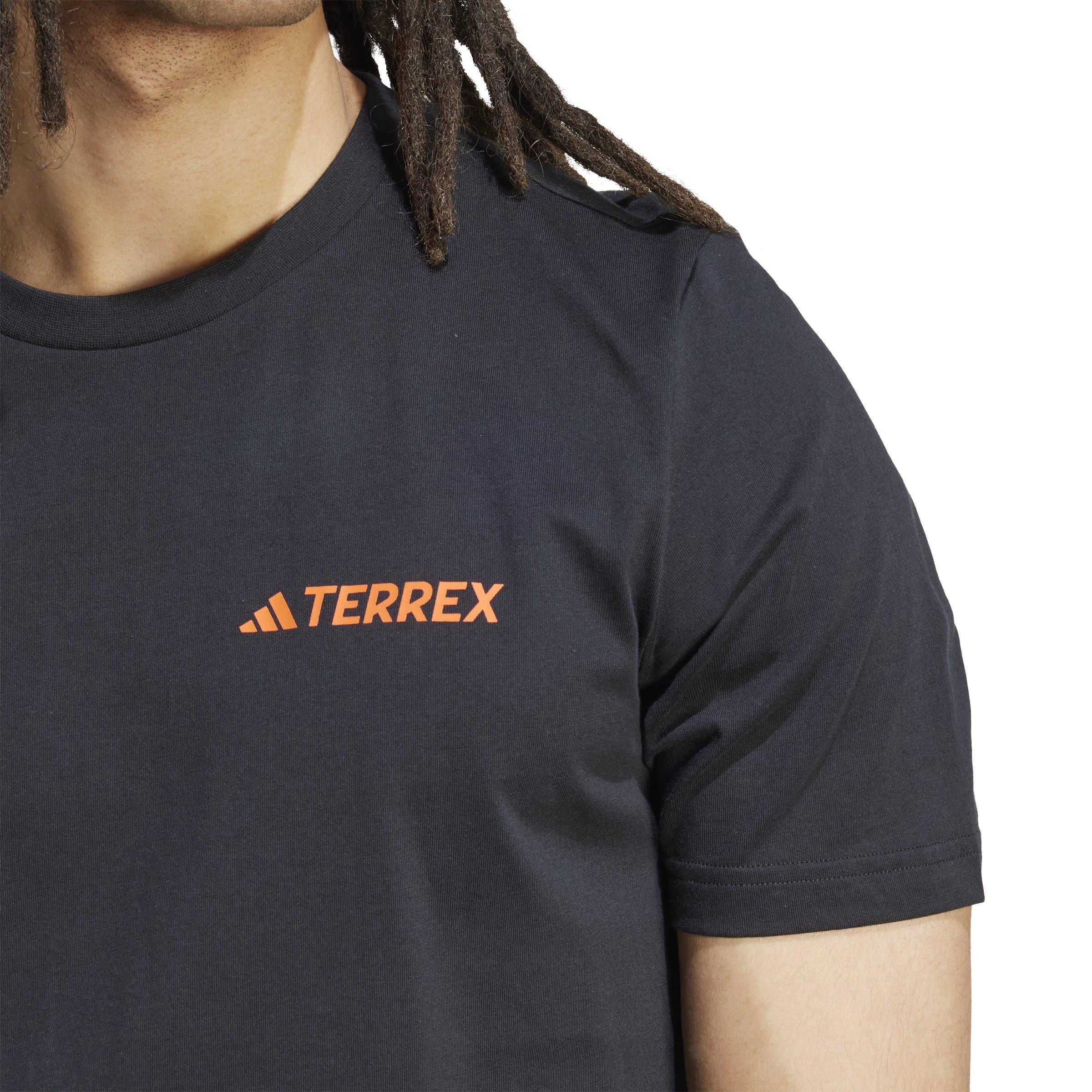 Black/Orange - adidas - Terrex Graphic T-Shirt - 5