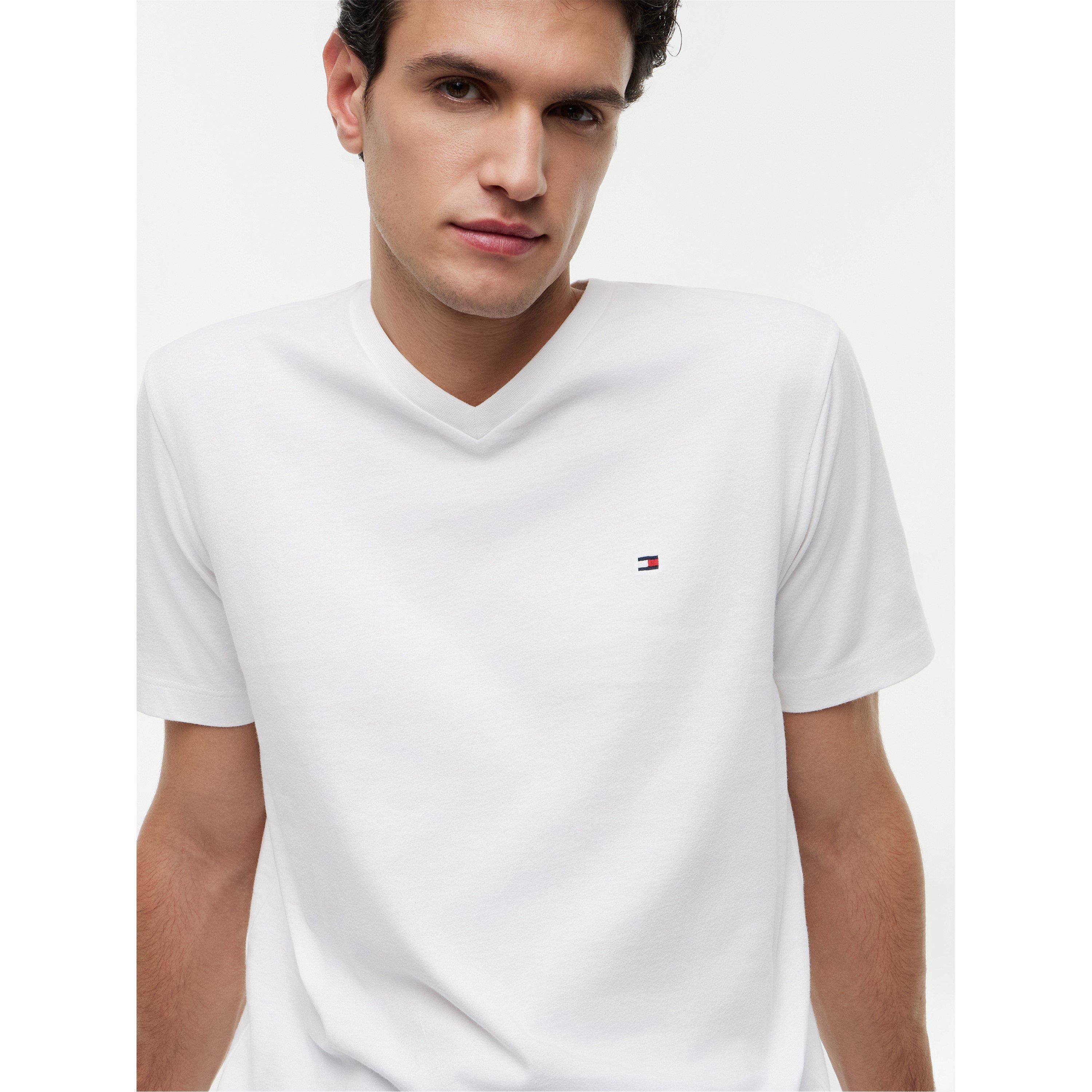 White - Tommy Hilfiger - Men's T-Shirt - 4