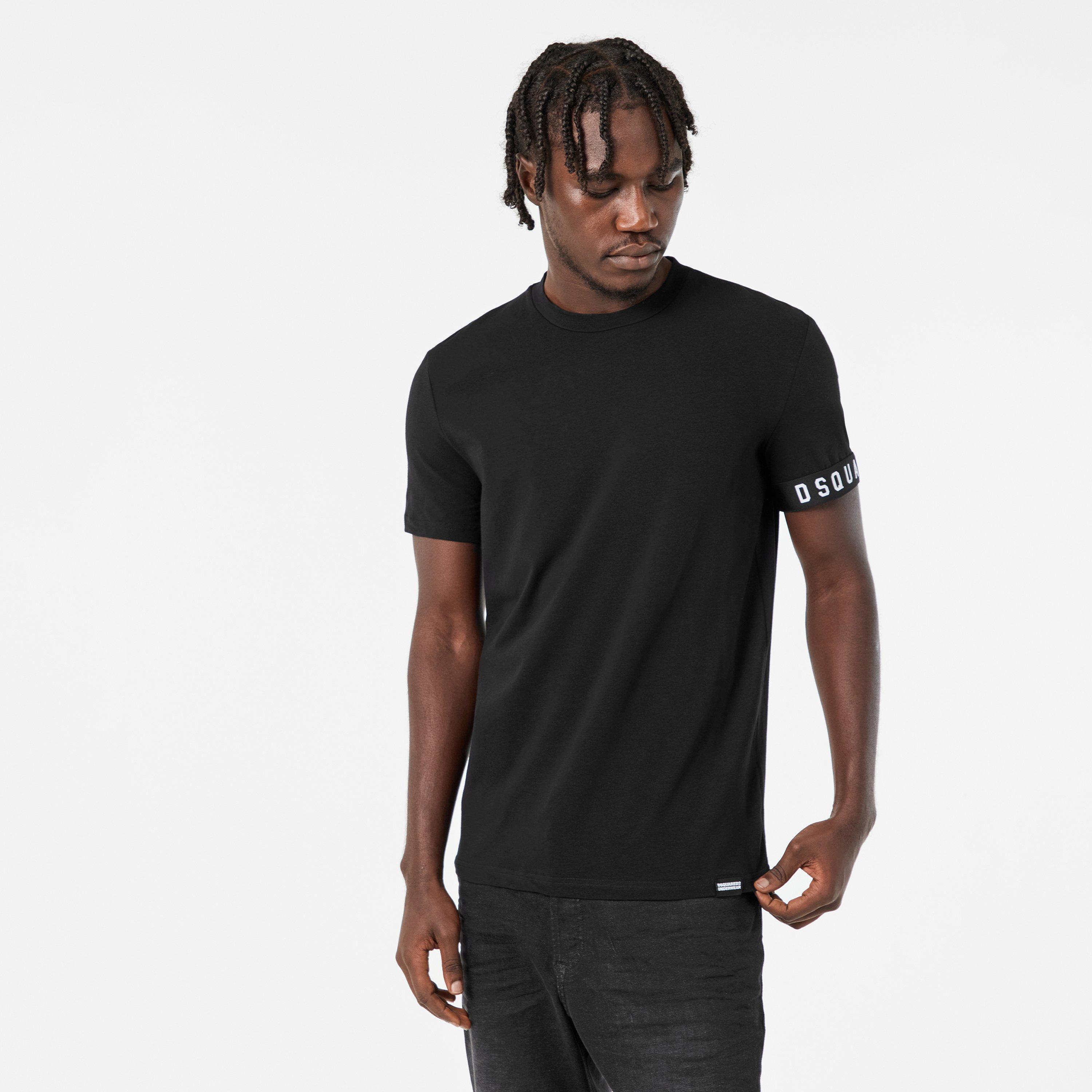 DSquared2 Underwear Men's DSQ Band Logo Slim Fit T-Shirt | Cruise
