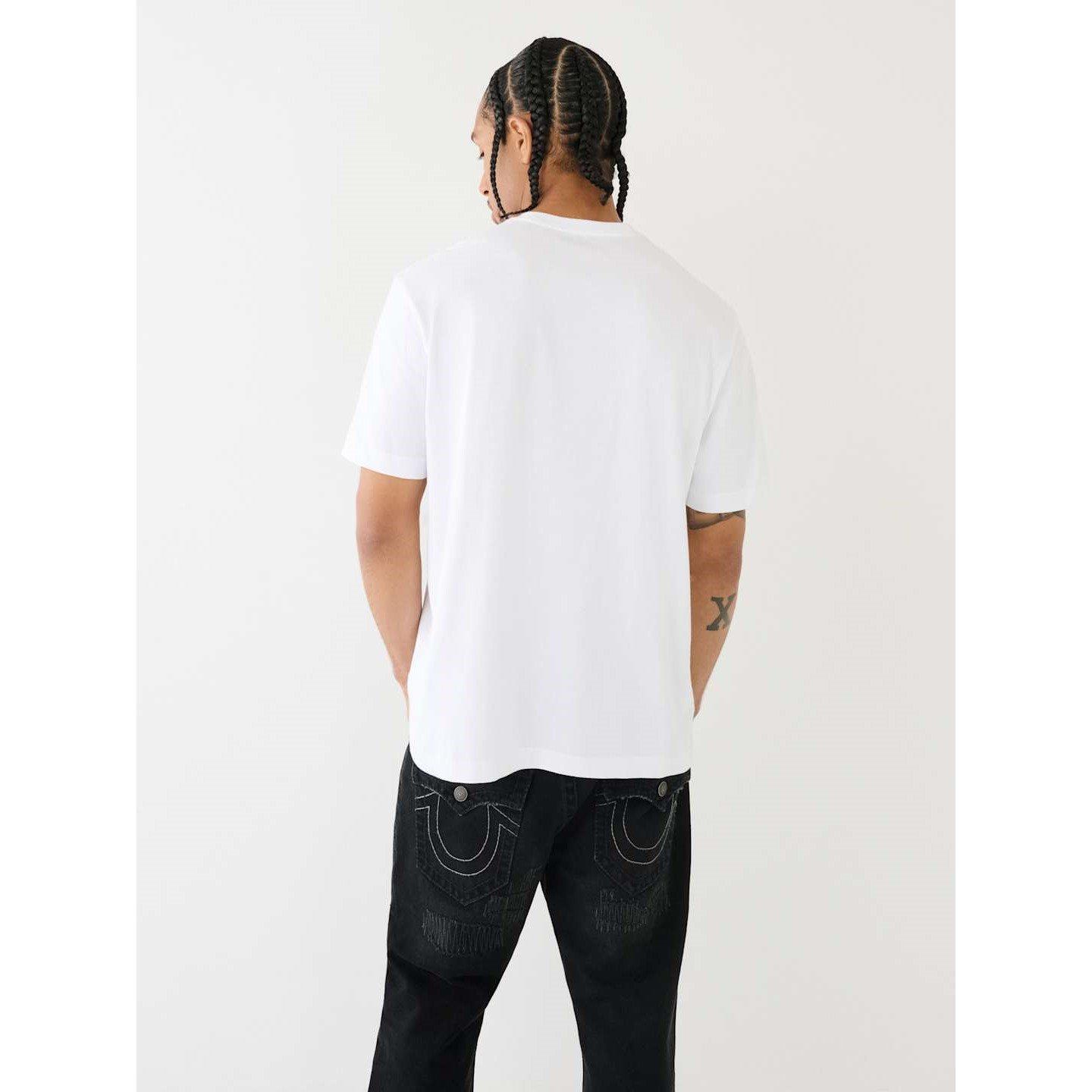 Branco ótico - True Religion - Relaxed Regular Fit T-Shirt - 2